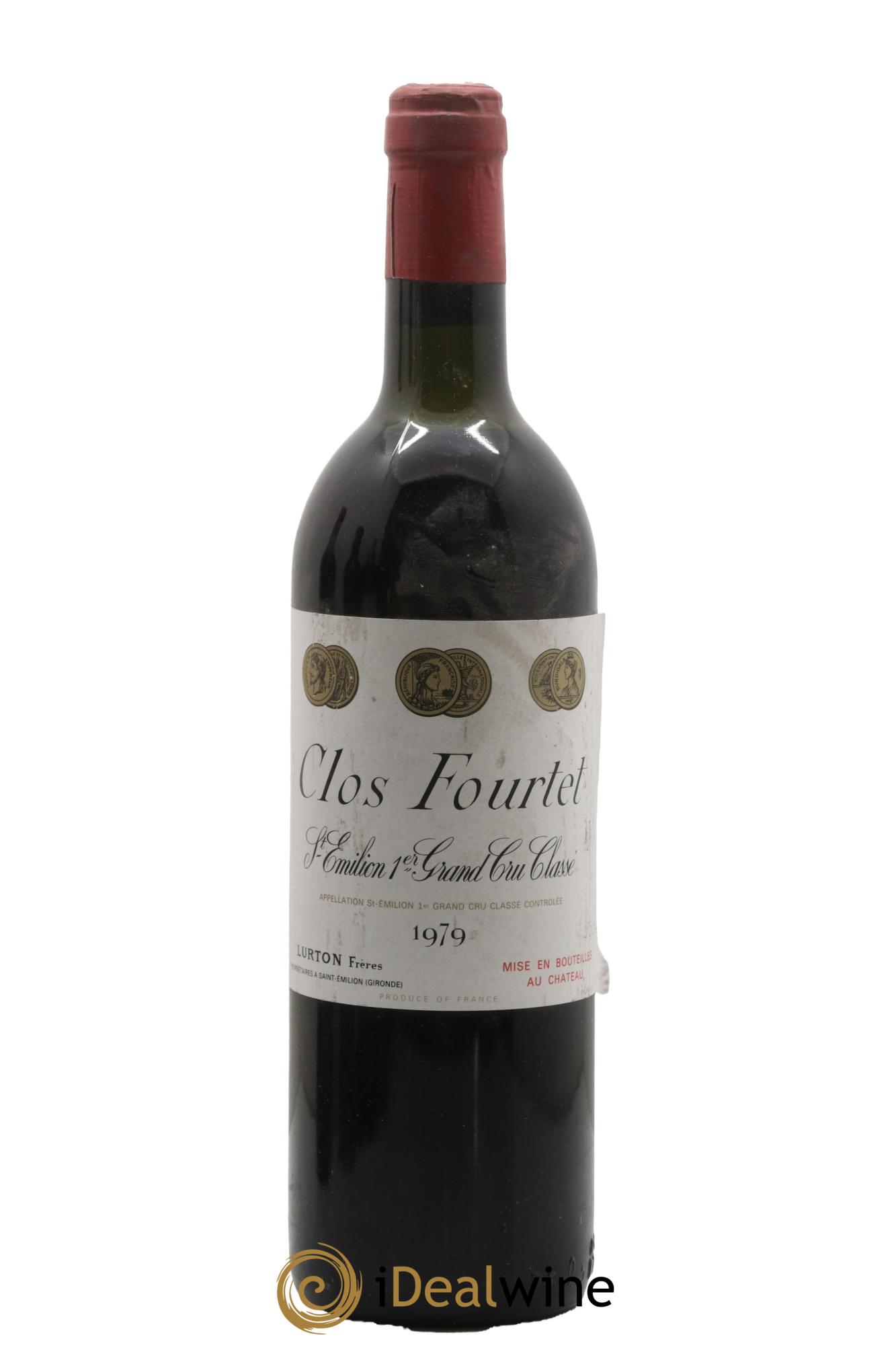 Clos Fourtet 1er Grand Cru Classé B 1979 - Lot de 1 bouteille - 0