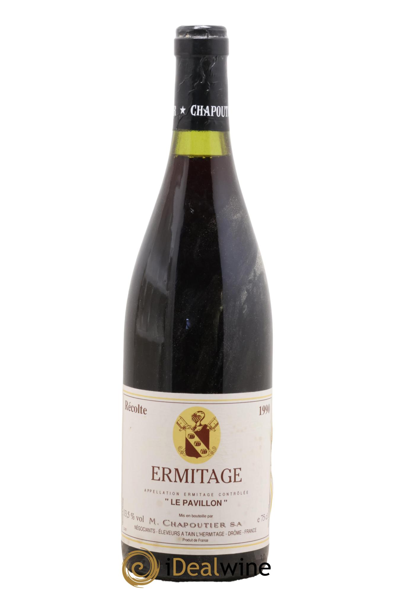 Hermitage Ermitage Le Pavillon Chapoutier 1990 - Lot de 1 bouteille - 0