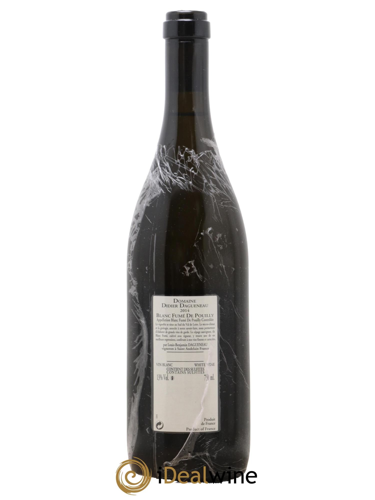Pouilly-Fumé Buisson Renard Dagueneau (Domaine Didier - Louis-Benjamin) 2014 - Lot of 1 bottle - 1