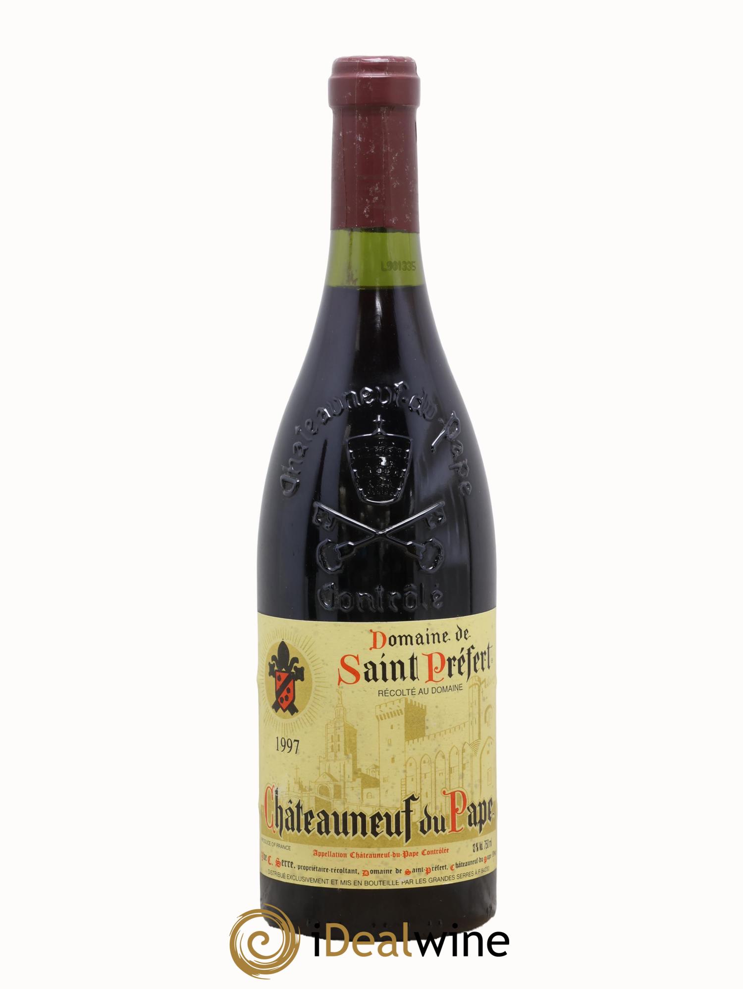 Châteauneuf-du-Pape Domaine Saint-Préfert 1997 - Lotto di 1 bottiglia - 0