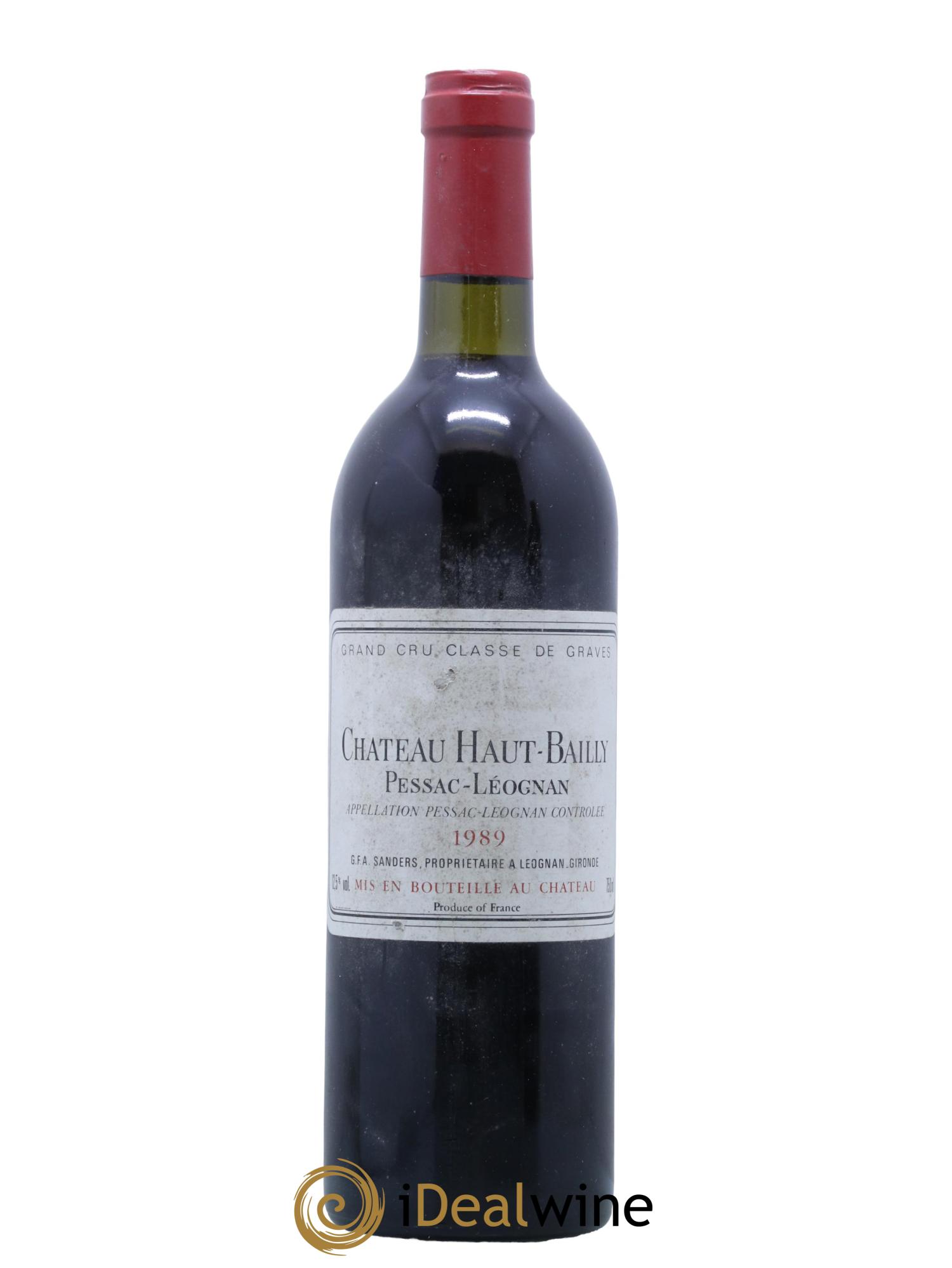Château Haut-Bailly Cru Classé de Graves 1989 - Lot de 1 bouteille - 0
