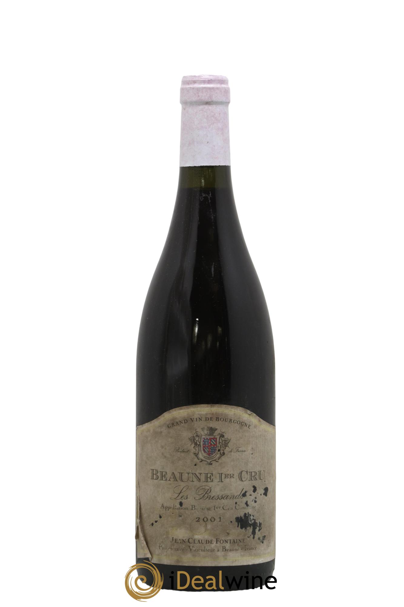 Beaune 1er Cru Les Bressandes JC Fontaine 2001 - Lot of 1 bottle - 0