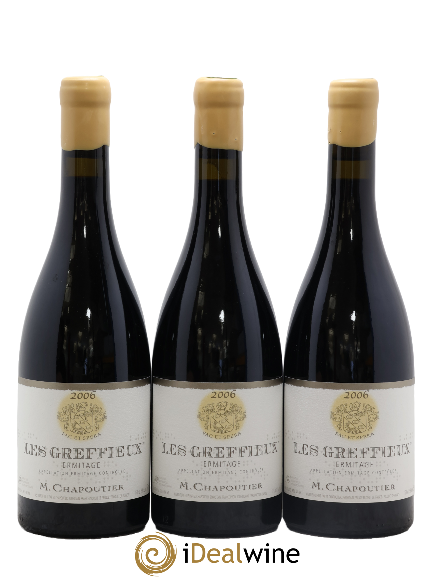 Hermitage Ermitage Les Greffieux Chapoutier 2006 - Lot de 6 bouteilles - 3