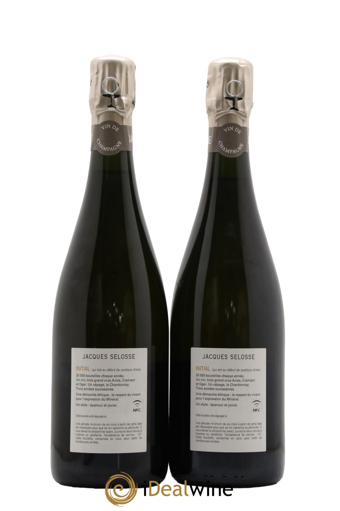 Initial Brut Jacques Selosse - Lot de 2 bouteilles - 1