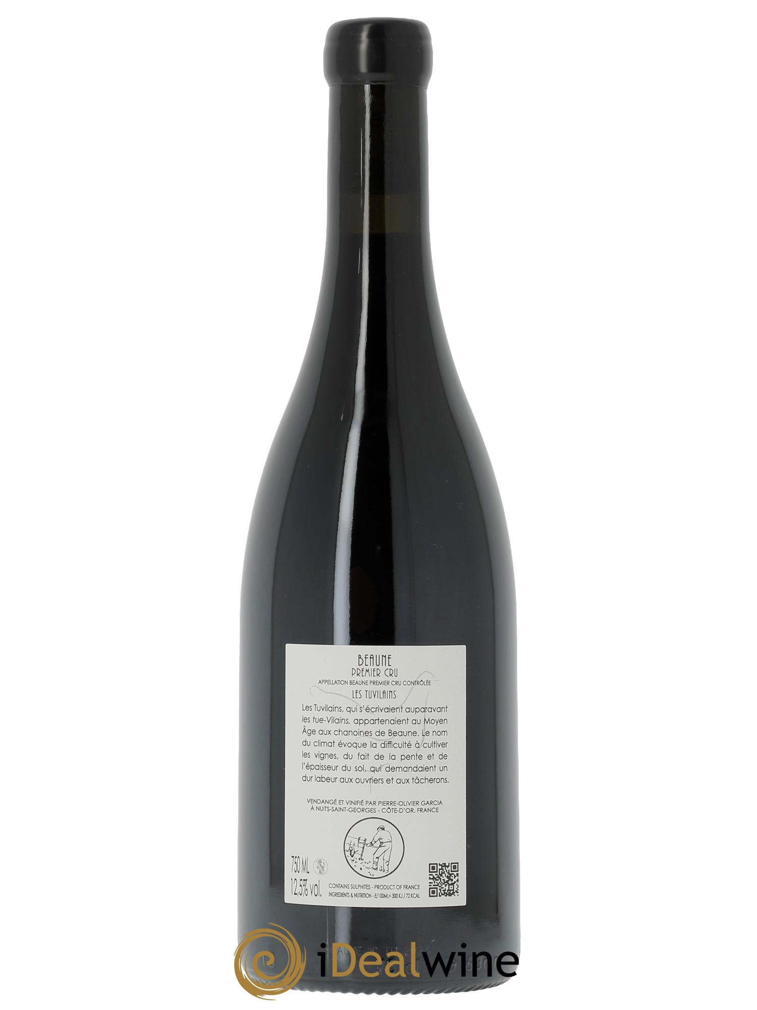 Beaune 1er Cru Les Tuvilains Moron Garcia 2024 - Lot de 1 bouteille - 1