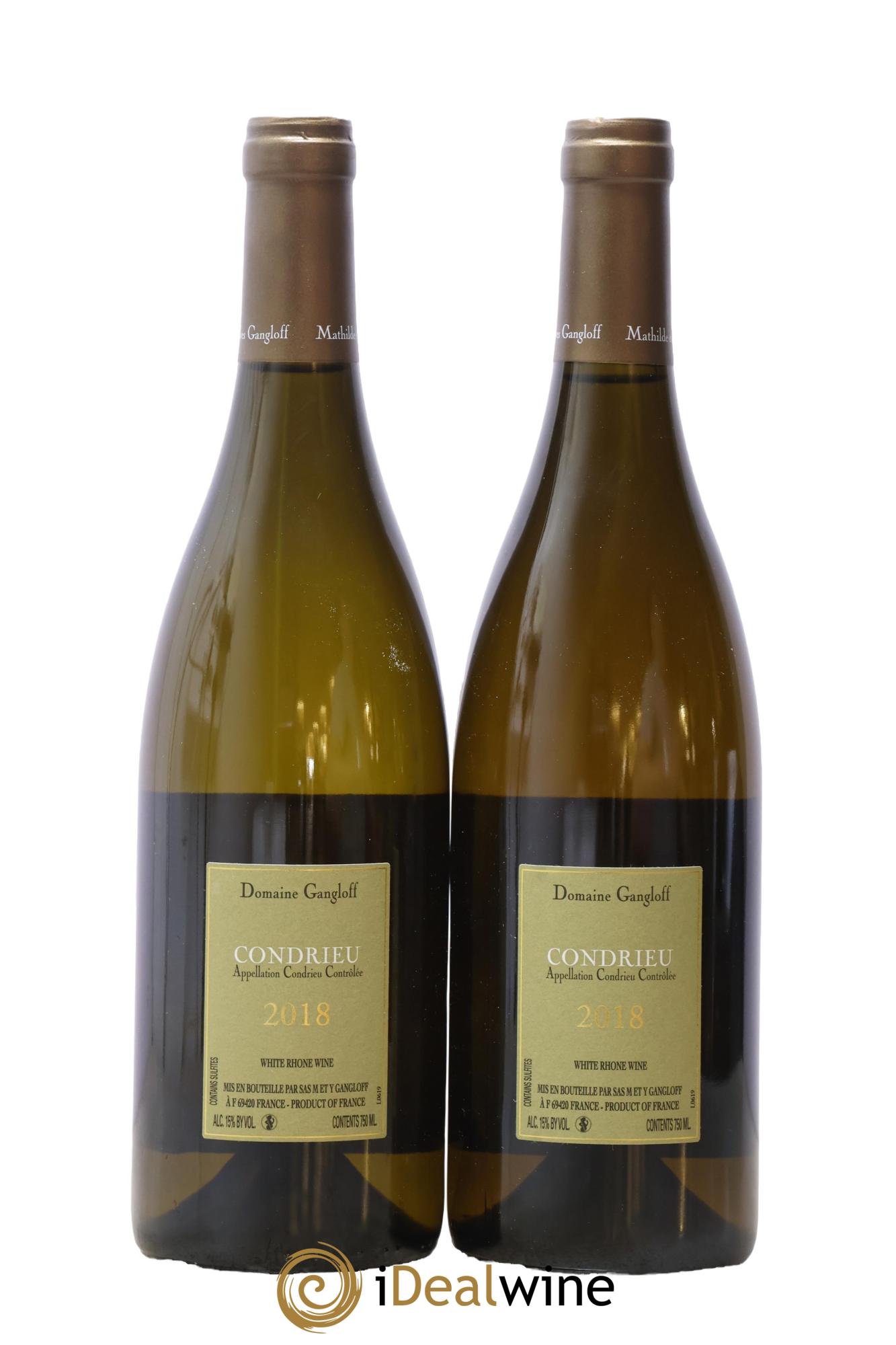 Condrieu Domaine Gangloff (Domaine) 2018 - Lot de 2 bouteilles - 1