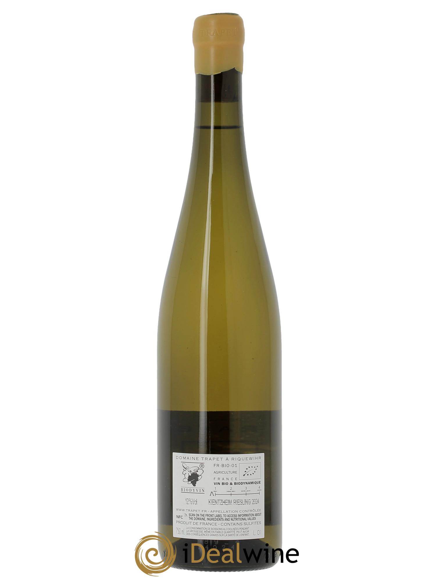 Alsace Riesling Kientzheim Domaine Trapet  2024 - Lot de 1 bouteille - 1