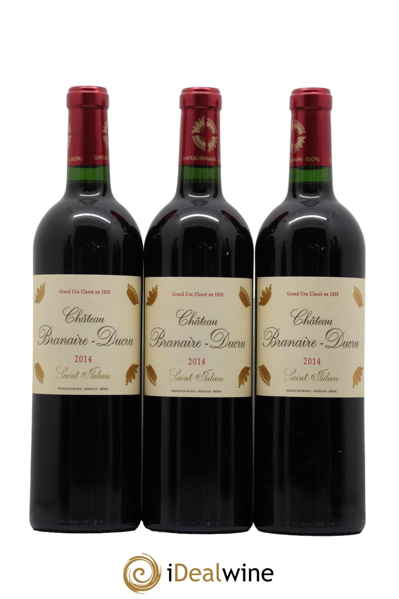 Château Branaire Ducru 4ème Grand Cru Classé 2014 - Posten von 6 Flaschen - 1