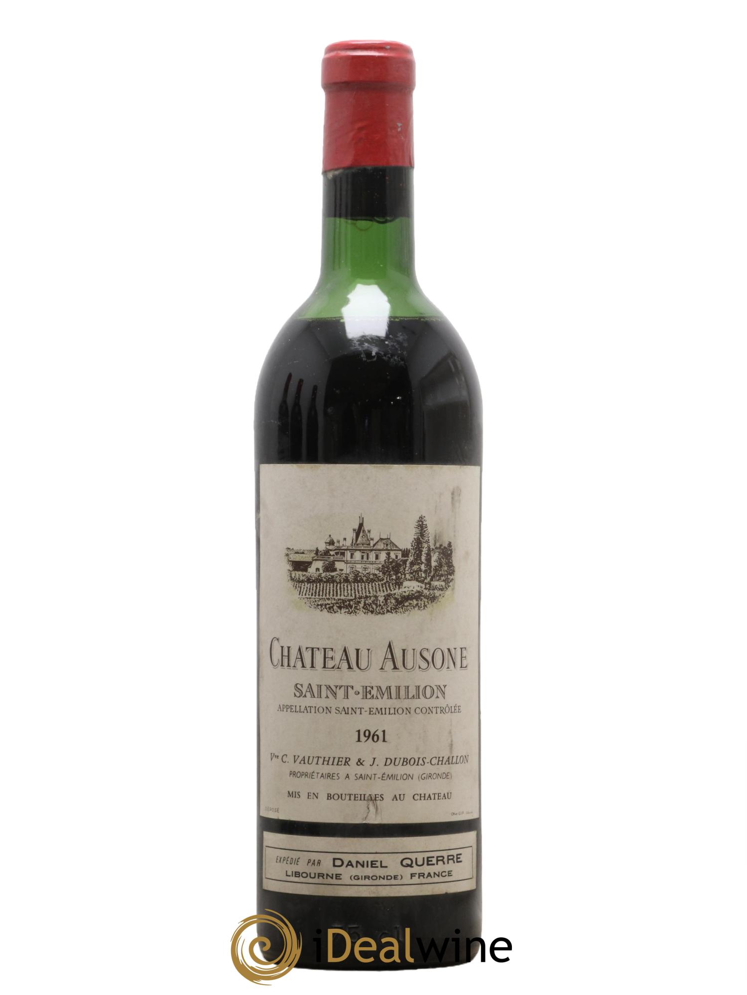 Château Ausone 1er Grand Cru Classé A 1961 - Lot de 1 bouteille - 0