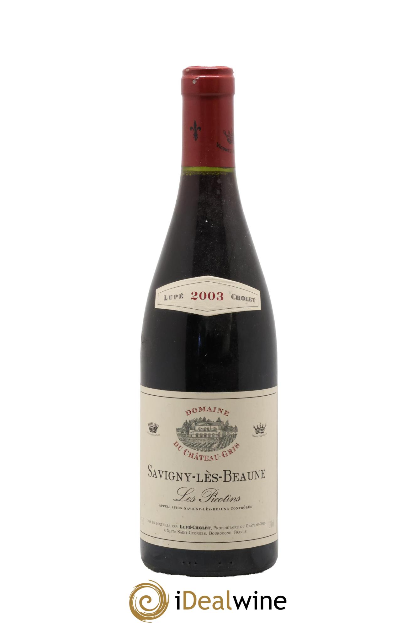 Savigny-lès-Beaune Les Picotins Château Gris 2003 - Lot de 1 bouteille - 0