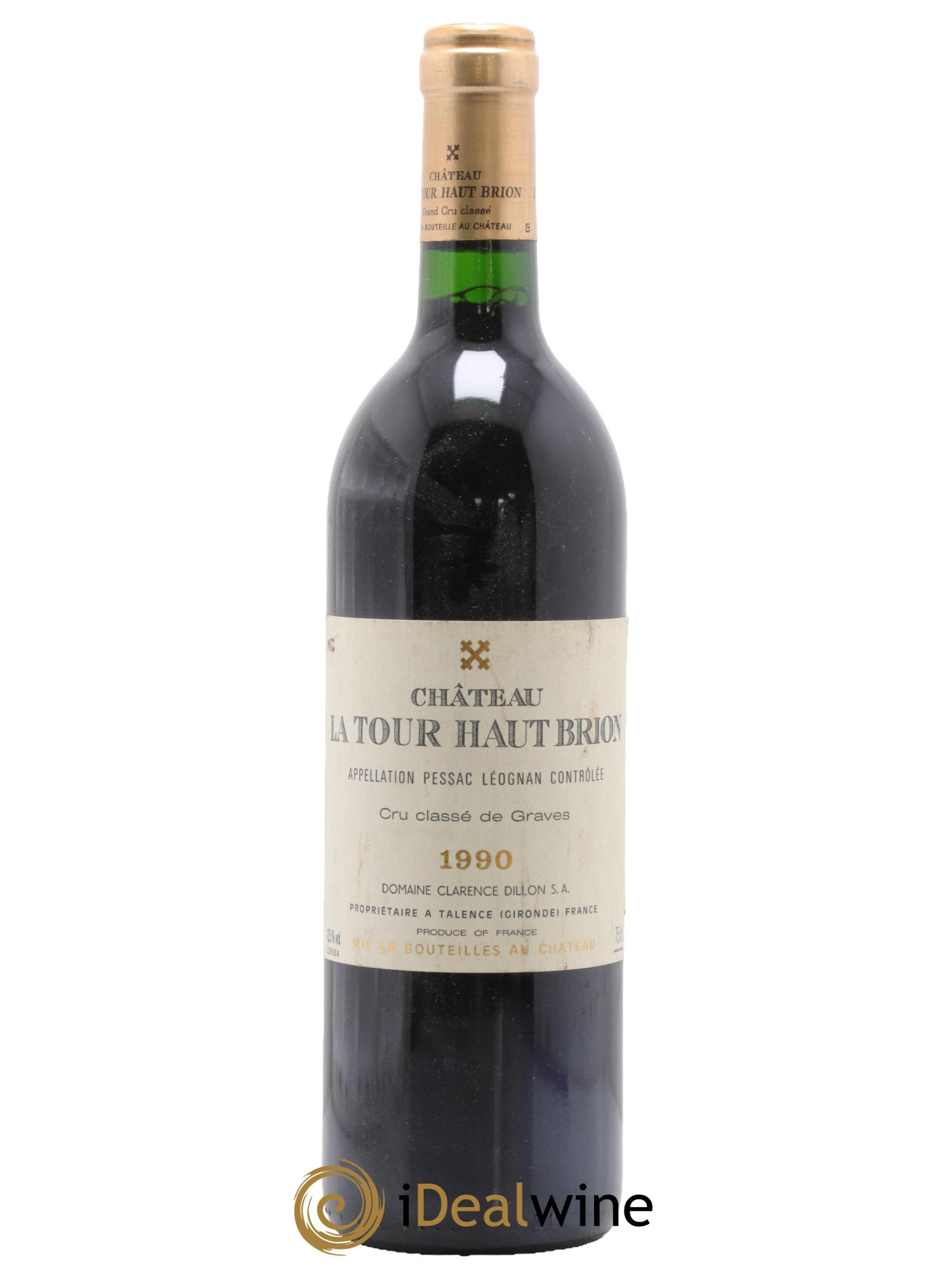 Château la Tour Haut-Brion Cru Classé de Graves 1990 - Lot de 1 bouteille - 0