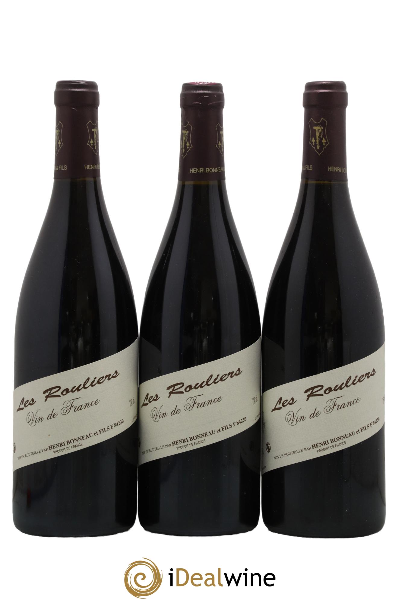 Vin de France Les Rouliers Henri Bonneau & Fils LOTR0422 - Lot de 3 bouteilles - 0