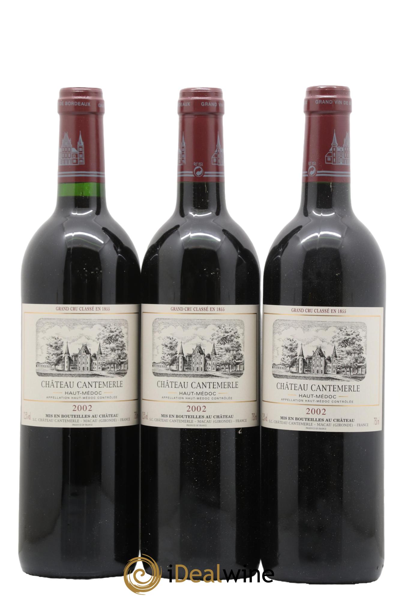 Château Cantemerle 5ème Grand Cru Classé 2002 - Lotto di 6 bottiglie - 2