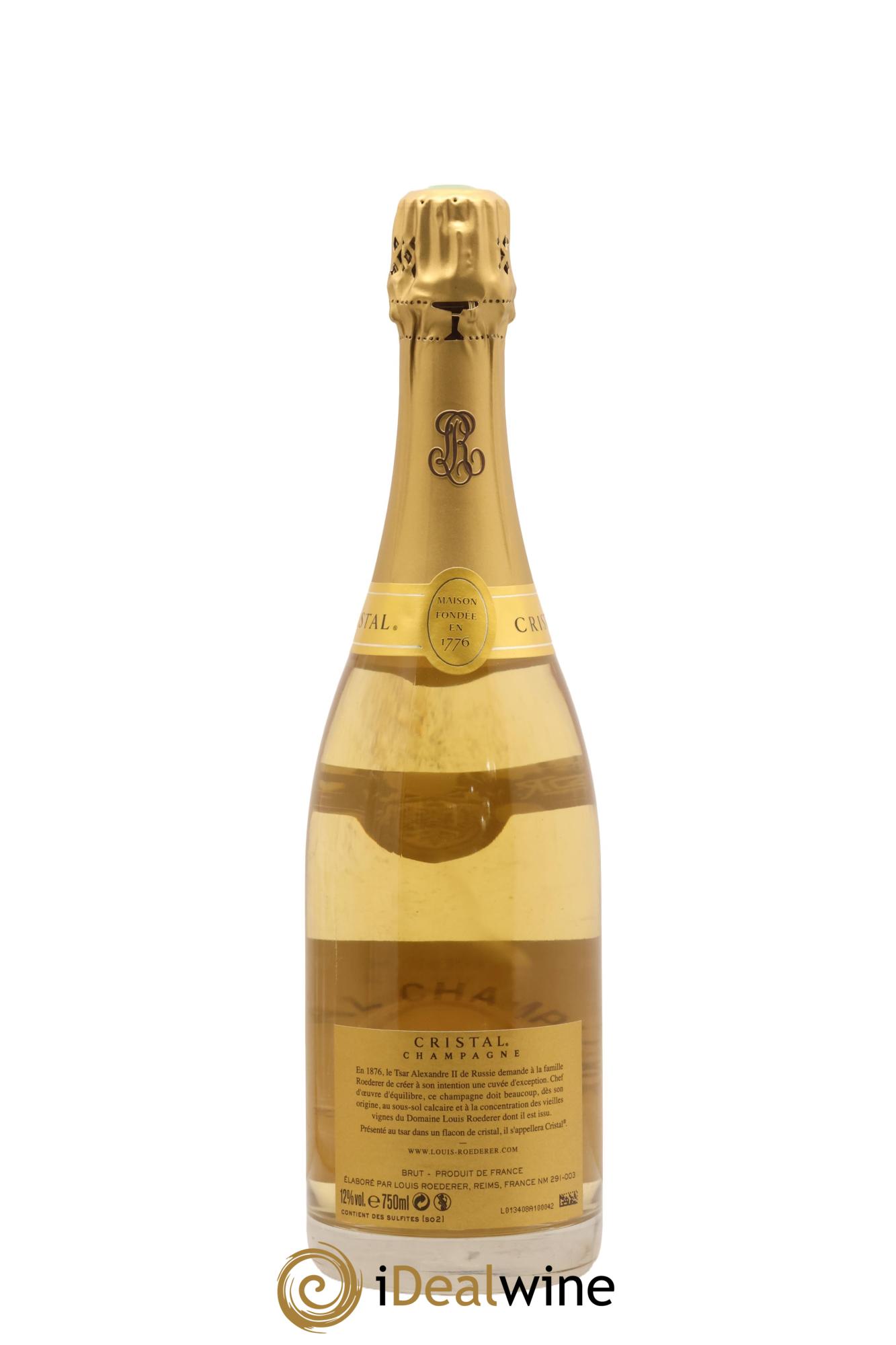 Cristal Louis Roederer 2012 - Lot de 1 bouteille - 2