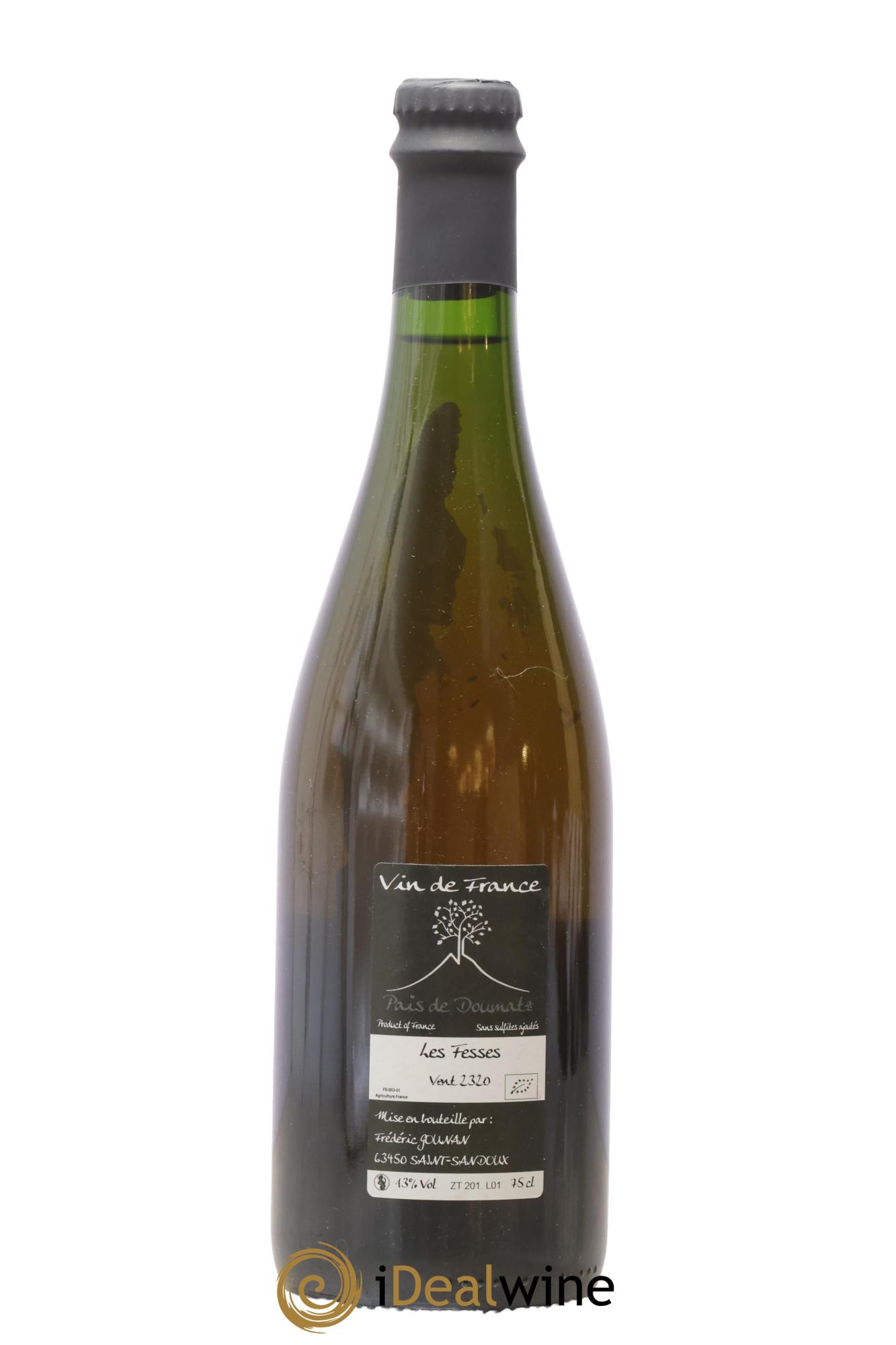 Vin de France Les Fesses Vignoble de l'Arbre Blanc 2020 - Lot of 1 bottle - 1