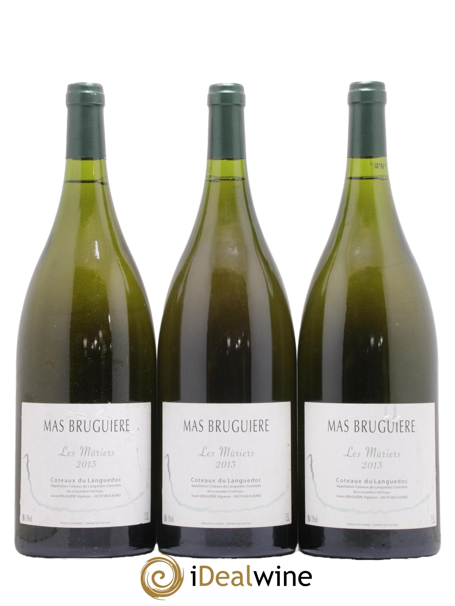 Pic Saint-Loup Mas Bruguière Les Mûriers Guilhem et Xavier Bruguière 2013 - Lot de 3 magnums - 0
