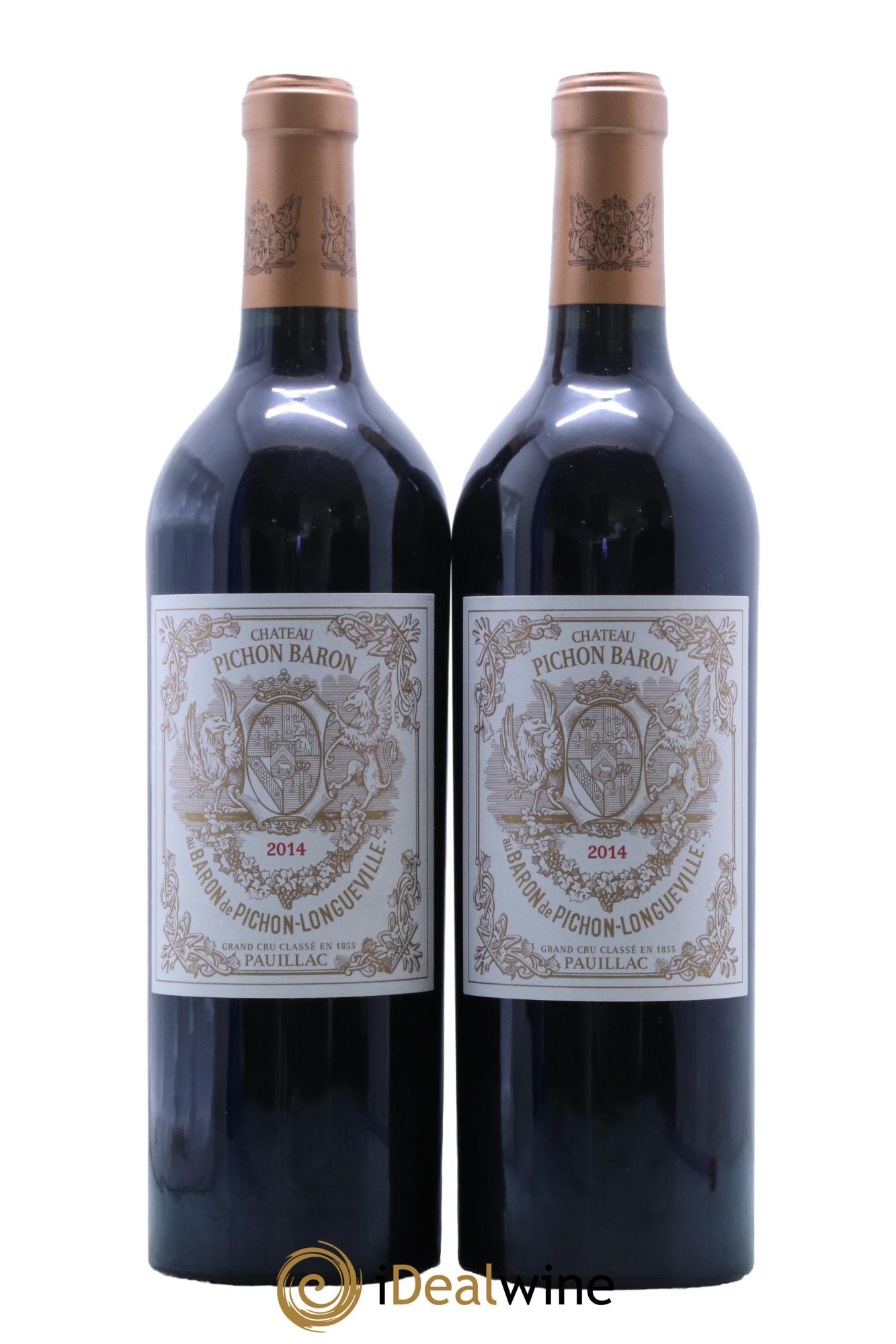 Pichon Longueville Baron 2ème Grand Cru Classé 2014 - Lot de 2 bouteilles - 0