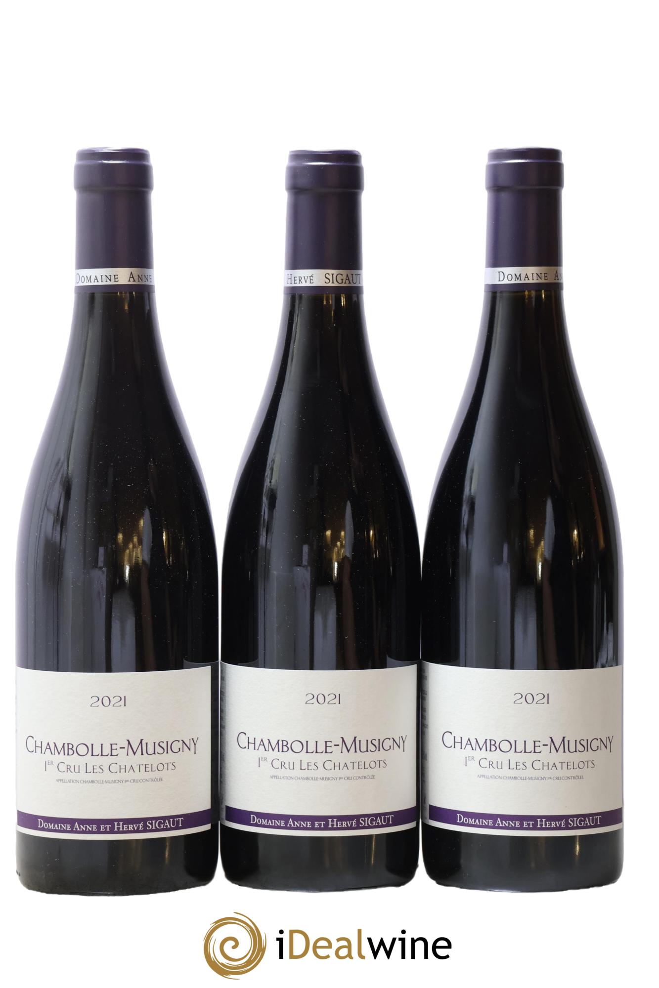 Chambolle-Musigny 1er Cru Les Chatelots Anne et Hervé Sigaut (Domaine) 2021 - Lot de 3 bouteilles - 0