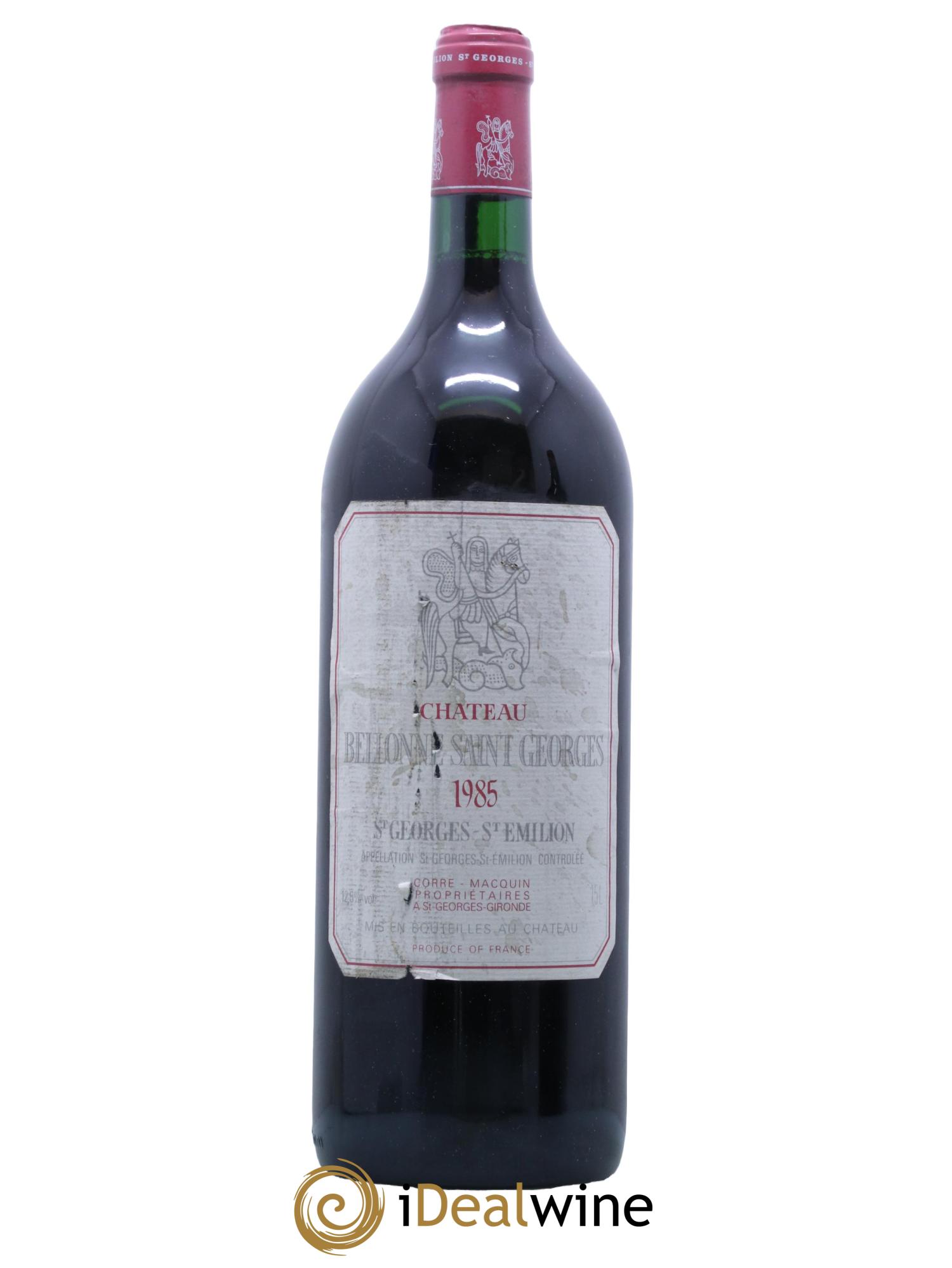 Saint-Georges-Saint-Émilion Chateau Bellonne 1985 - Lot de 1 magnum - 0