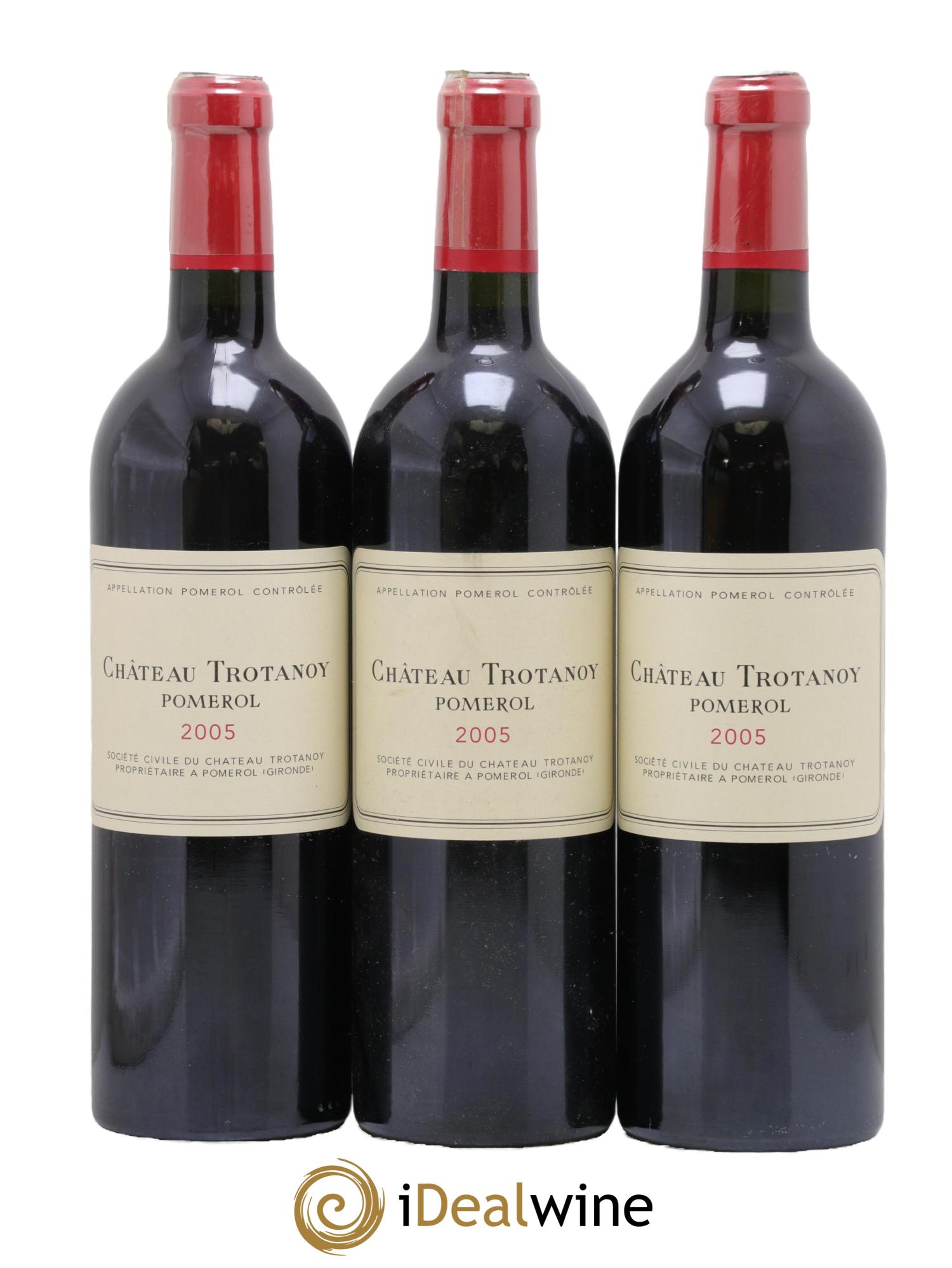 Château Trotanoy 2005 - Lot de 3 bouteilles - 0