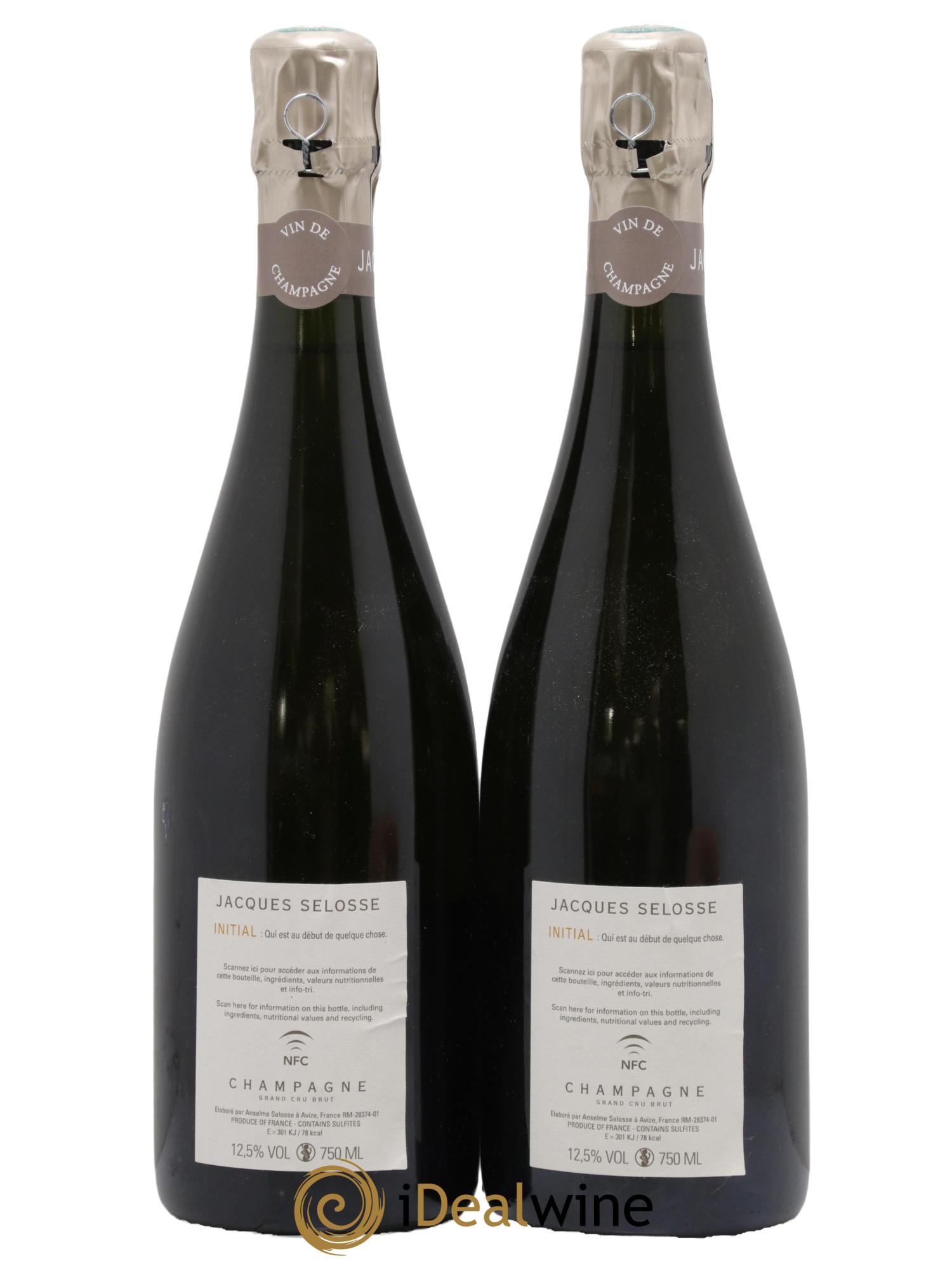 Initial Brut Jacques Selosse - Lot de 2 bouteilles - 1