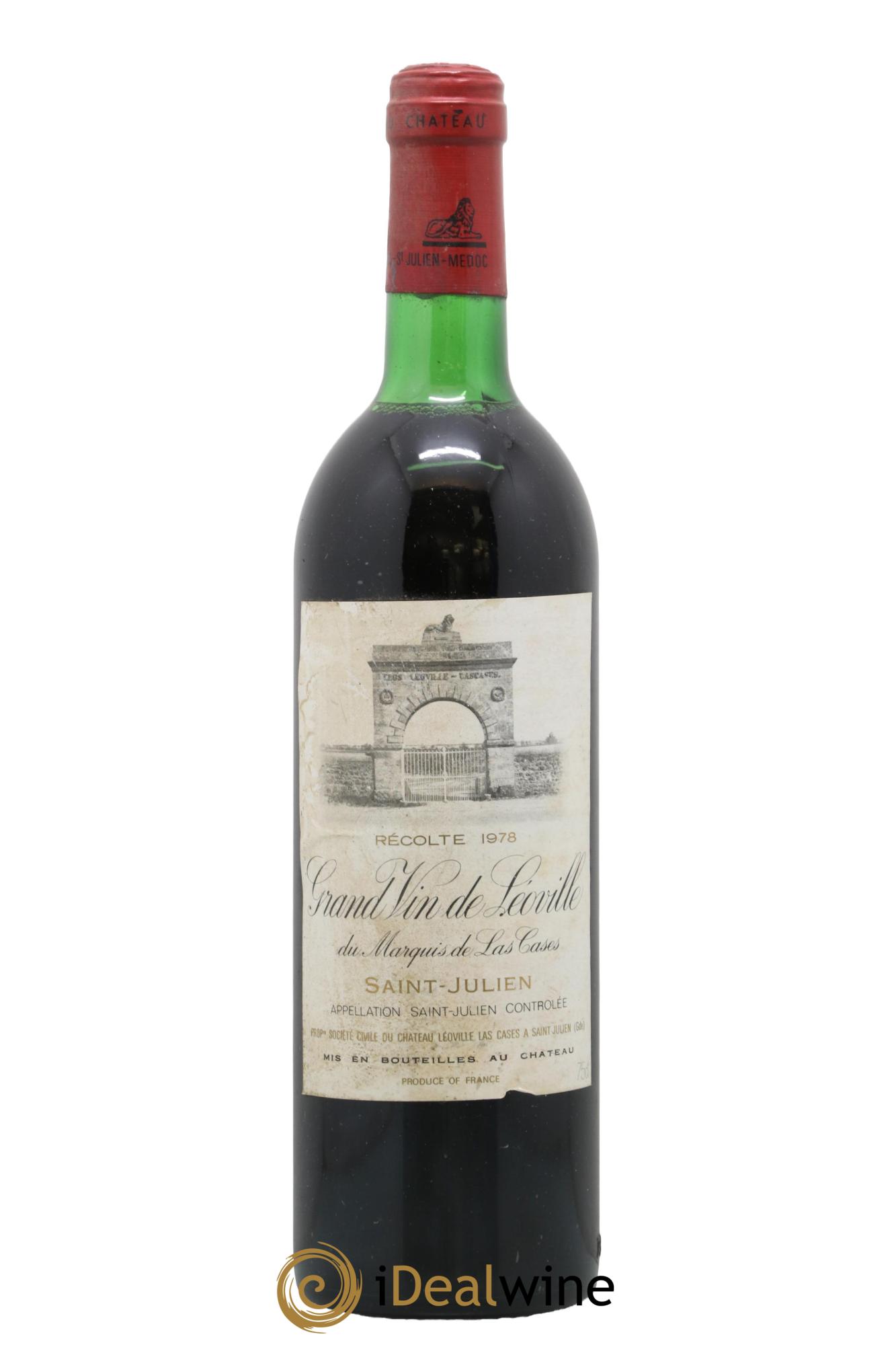 Château Léoville Las Cases 2ème Grand Cru Classé 1978 - Lot de 1 bouteille - 0