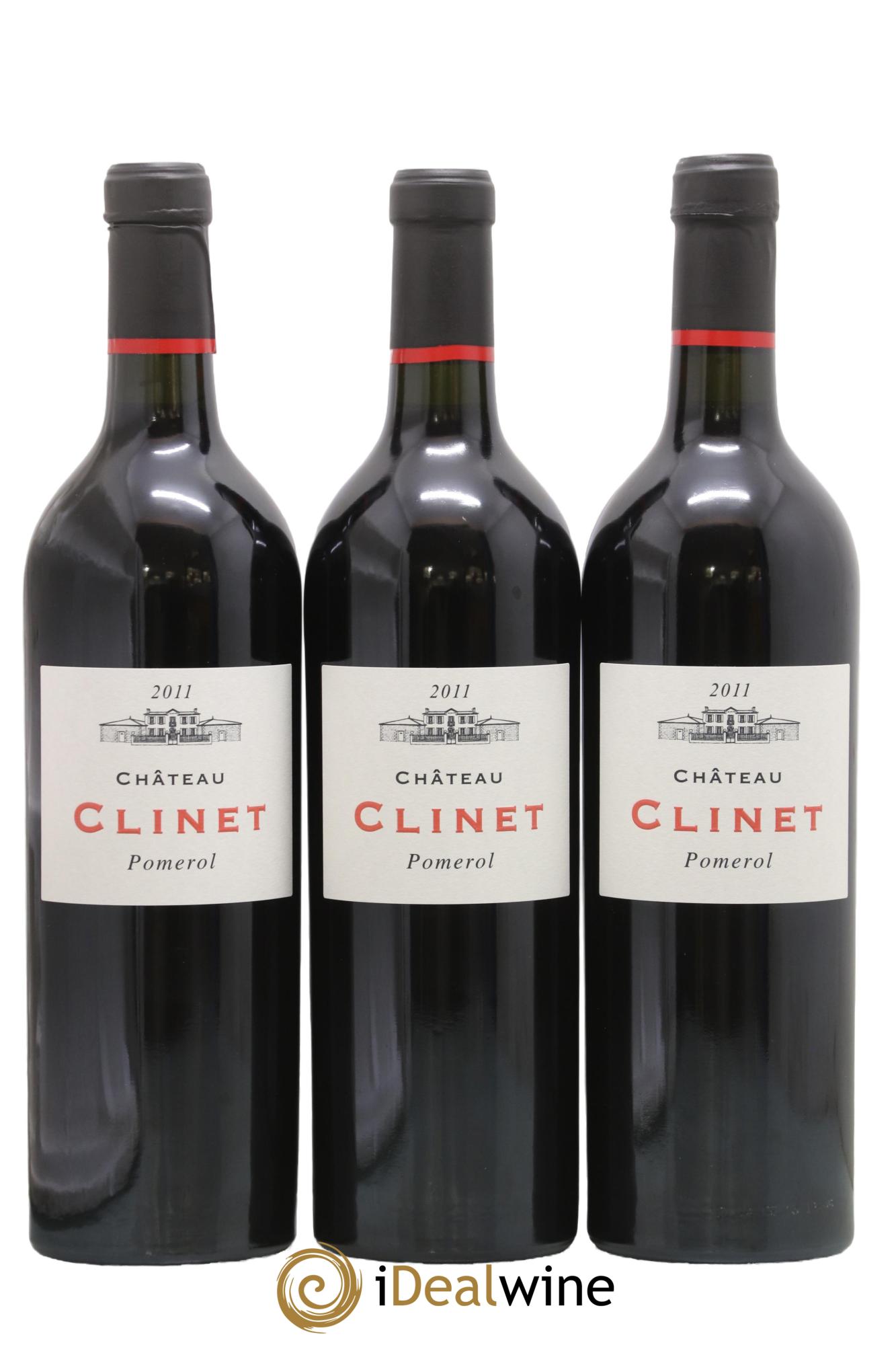 Château Clinet 2011 - Lotto di 3 bottiglie - 0