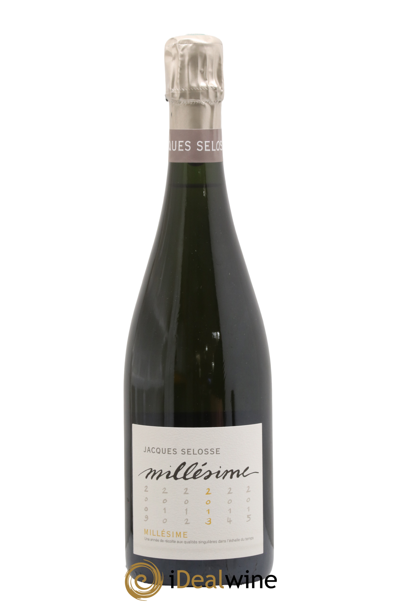 1er Cru Millésimé Extra-Brut Jacques Selosse 2013 - Lot de 1 bouteille - 0