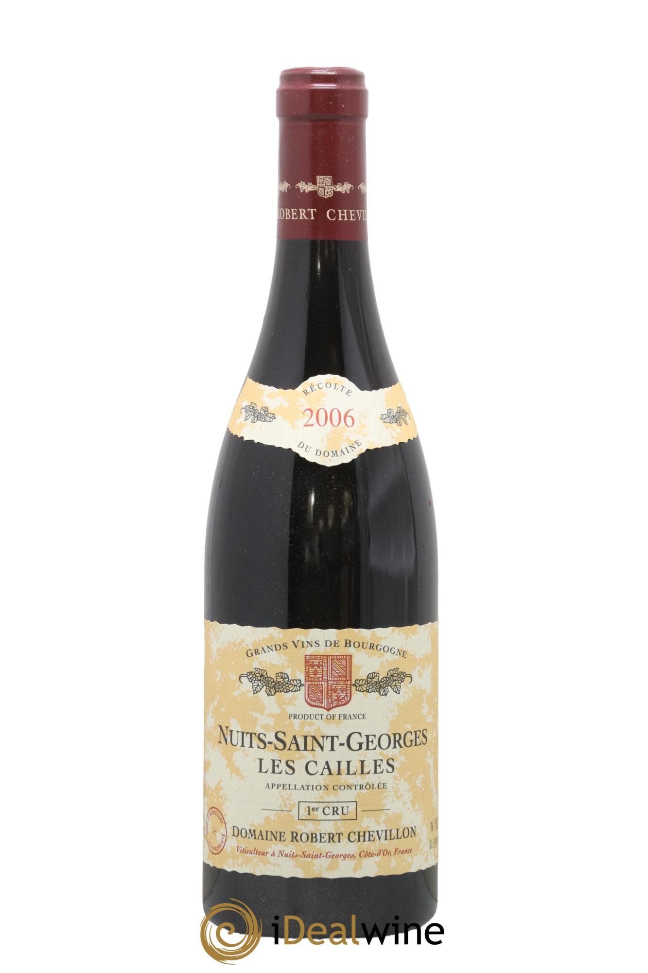 Nuits-Saint-Georges 1er Cru Les Cailles Robert Chevillon 2006 - Lot de 1 bouteille - 0
