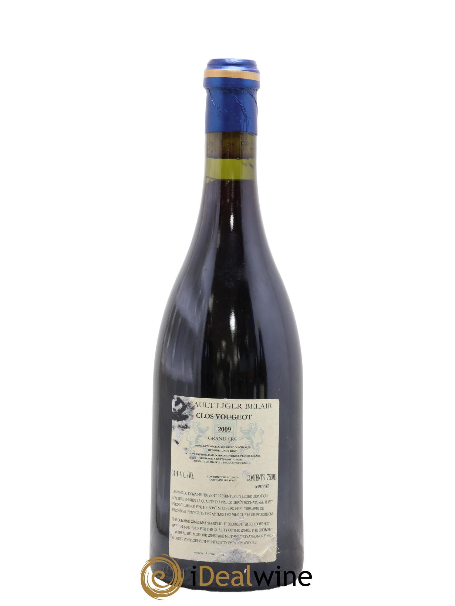 Clos de Vougeot Grand Cru Thibault Liger-Belair 2009 - Posten von 1 Flasche - 1