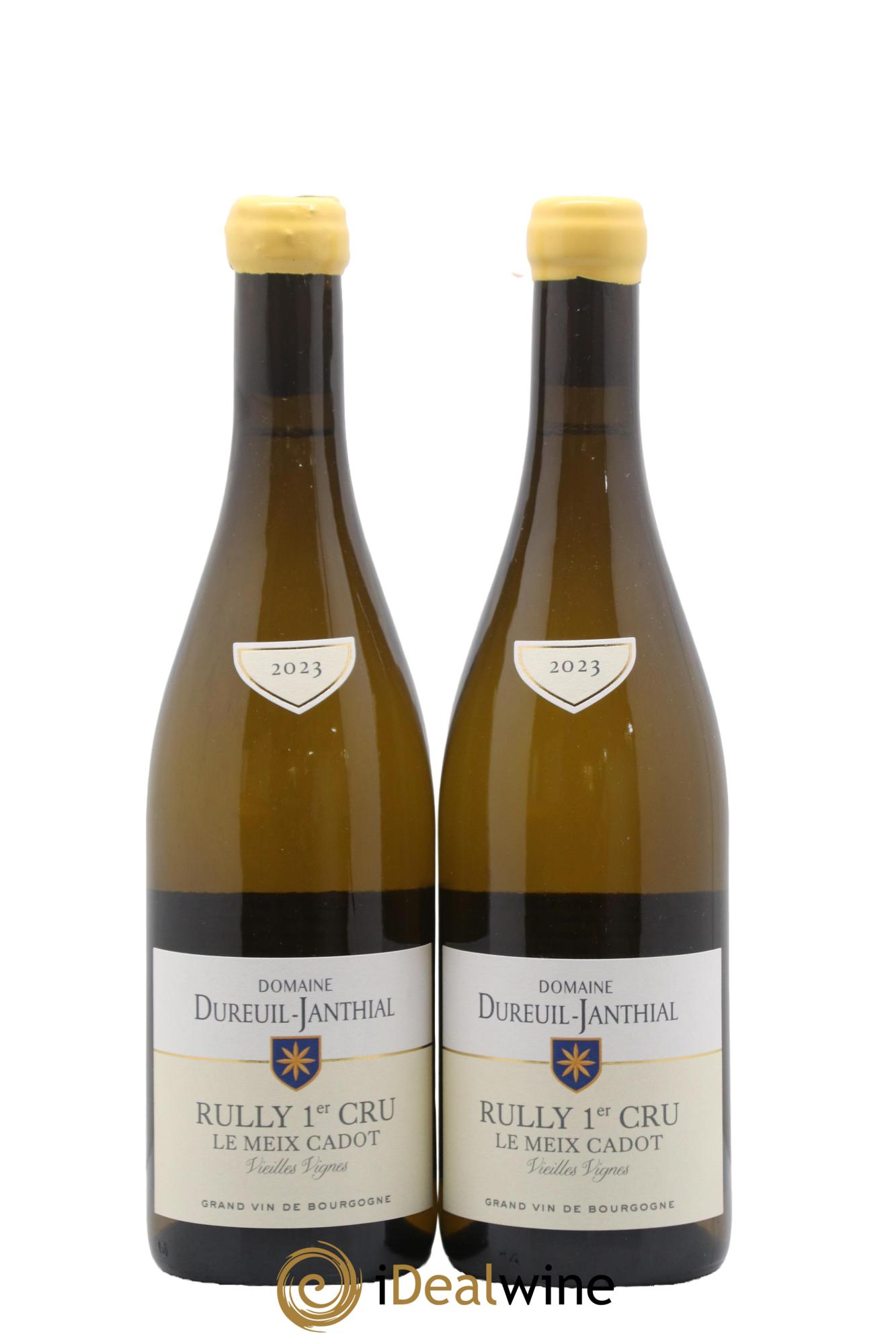 Rully 1er Cru Le Meix Cadot Vieilles Vignes Vincent Dureuil-Janthial 2023 - Lot of 2 bottles - 0