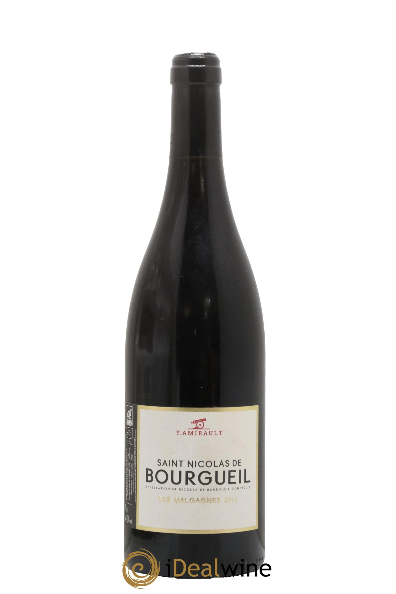 Saint-Nicolas de Bourgueil Les Malgagnes Yannick Amirault (Domaine) 2015 - Lot de 1 bouteille - 0