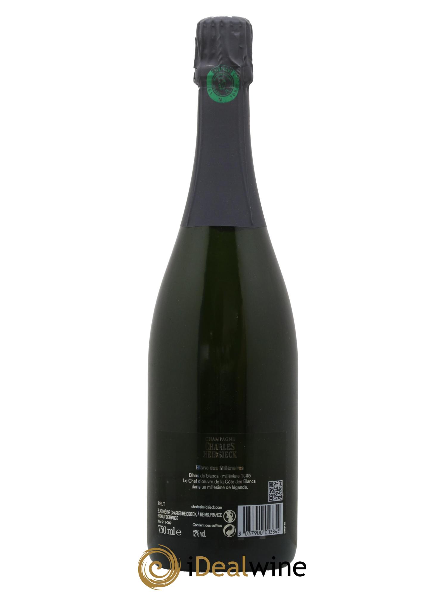 Blanc de Blancs Blanc des Millénaires Brut Charles Heidsieck 1995 - Lotto di 1 bottiglia - 1