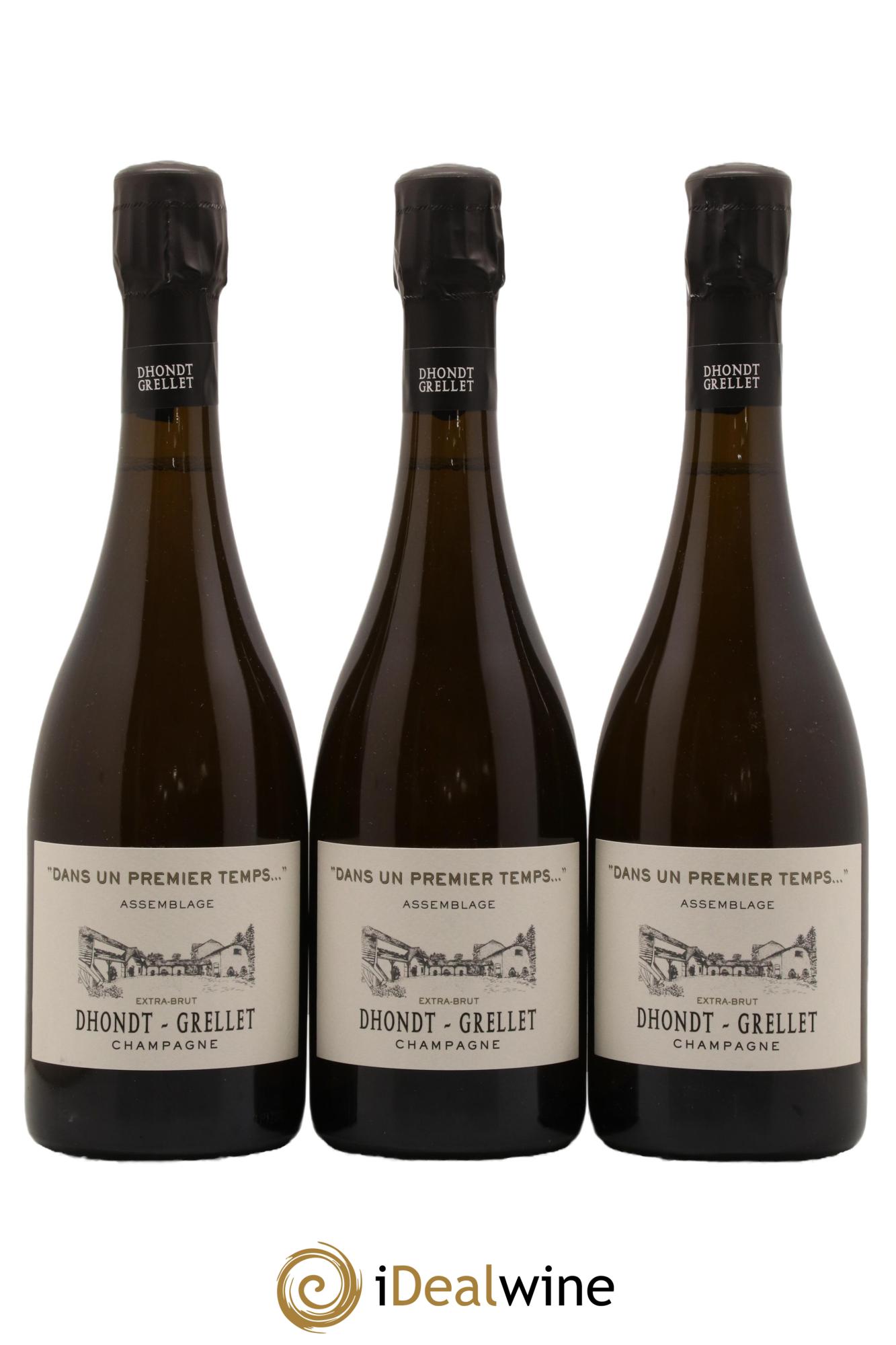Dans un premier temps... Extra-Brut Dhondt Grellet - Posten von 3 Flaschen - 0