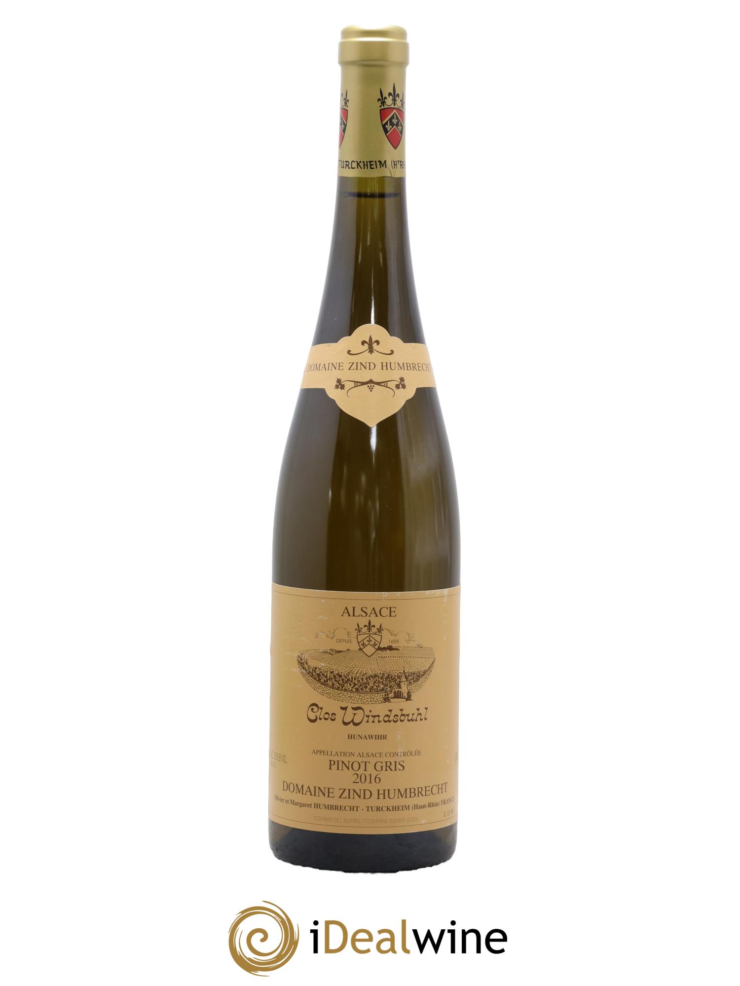 Alsace Pinot Gris Clos Windsbuhl Zind-Humbrecht (Domaine) 2016 - Lotto di 1 bottiglia - 0