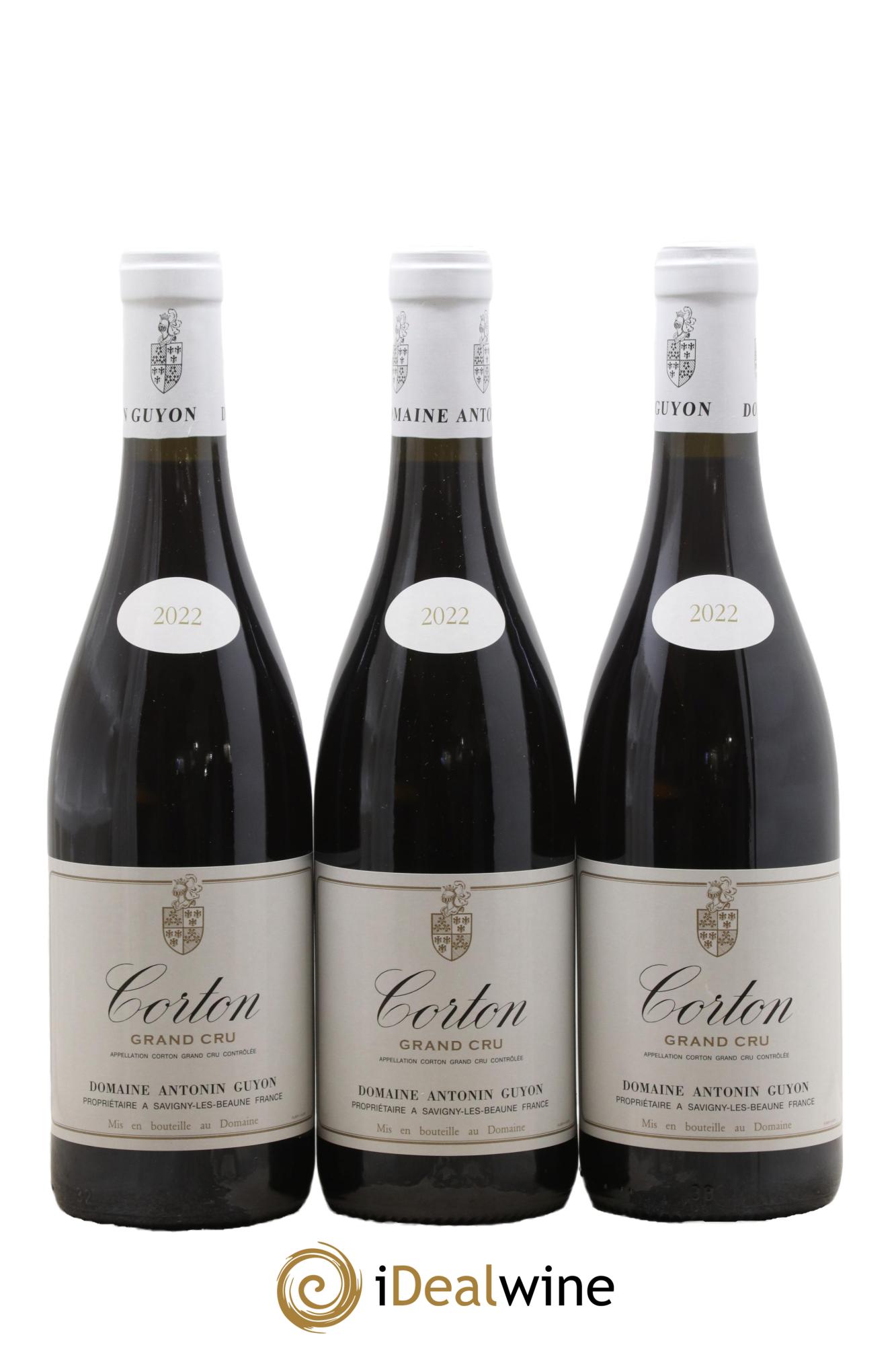 Corton Grand Cru Antonin Guyon 2022 - Lot de 3 bouteilles - 0