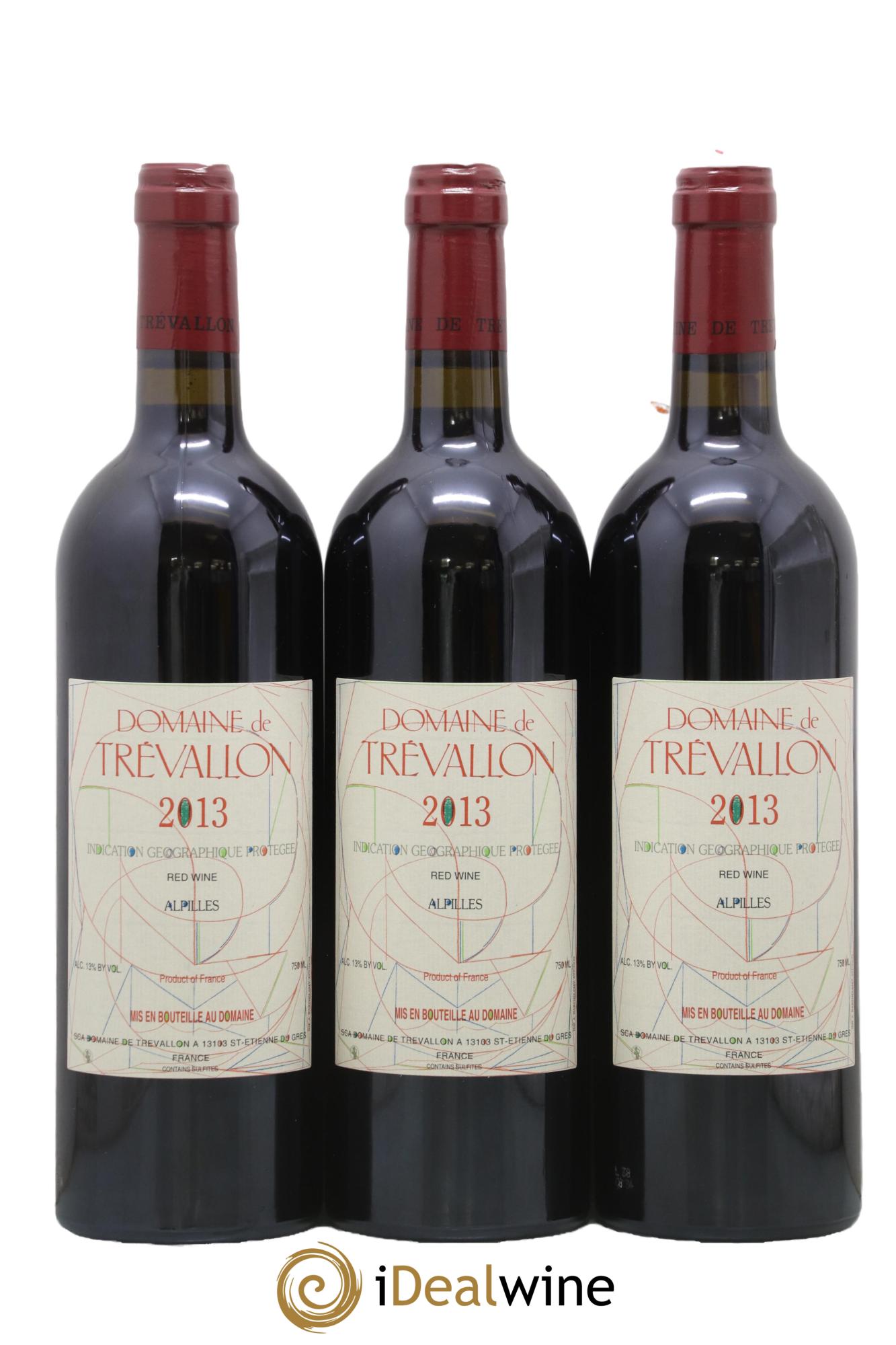 IGP Alpilles Trévallon (Domaine de) Eloi Dürrbach 2013 - Lotto di 3 bottiglie - 0