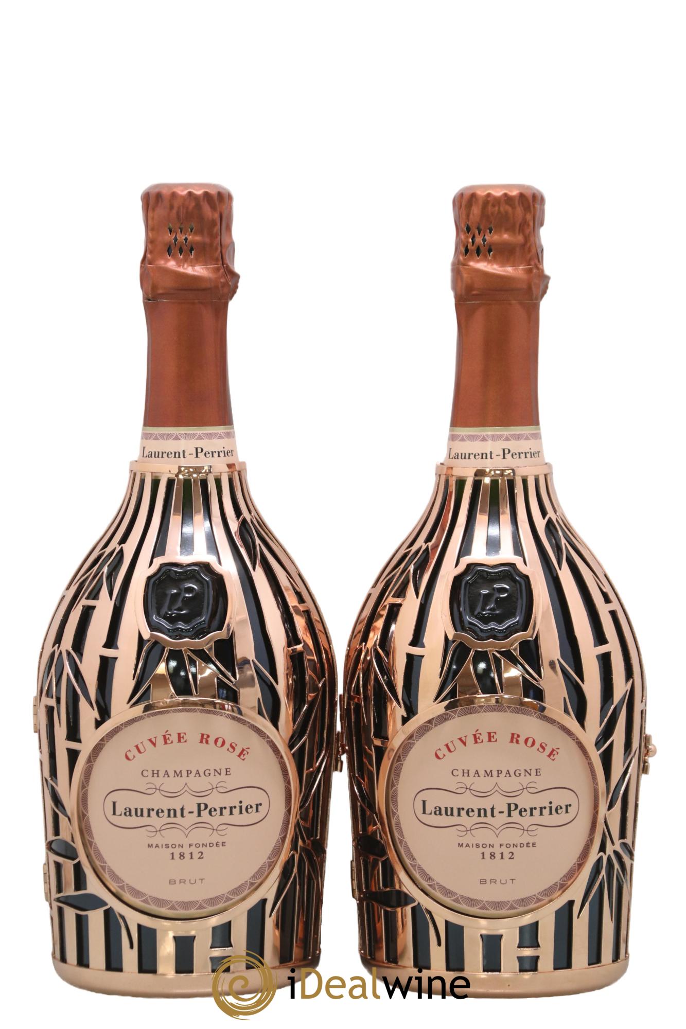 Champagne - Brut La Cuvée Rosé Metal Robe Constellation Laurent Perrier - Lot de 2 bouteilles - 0