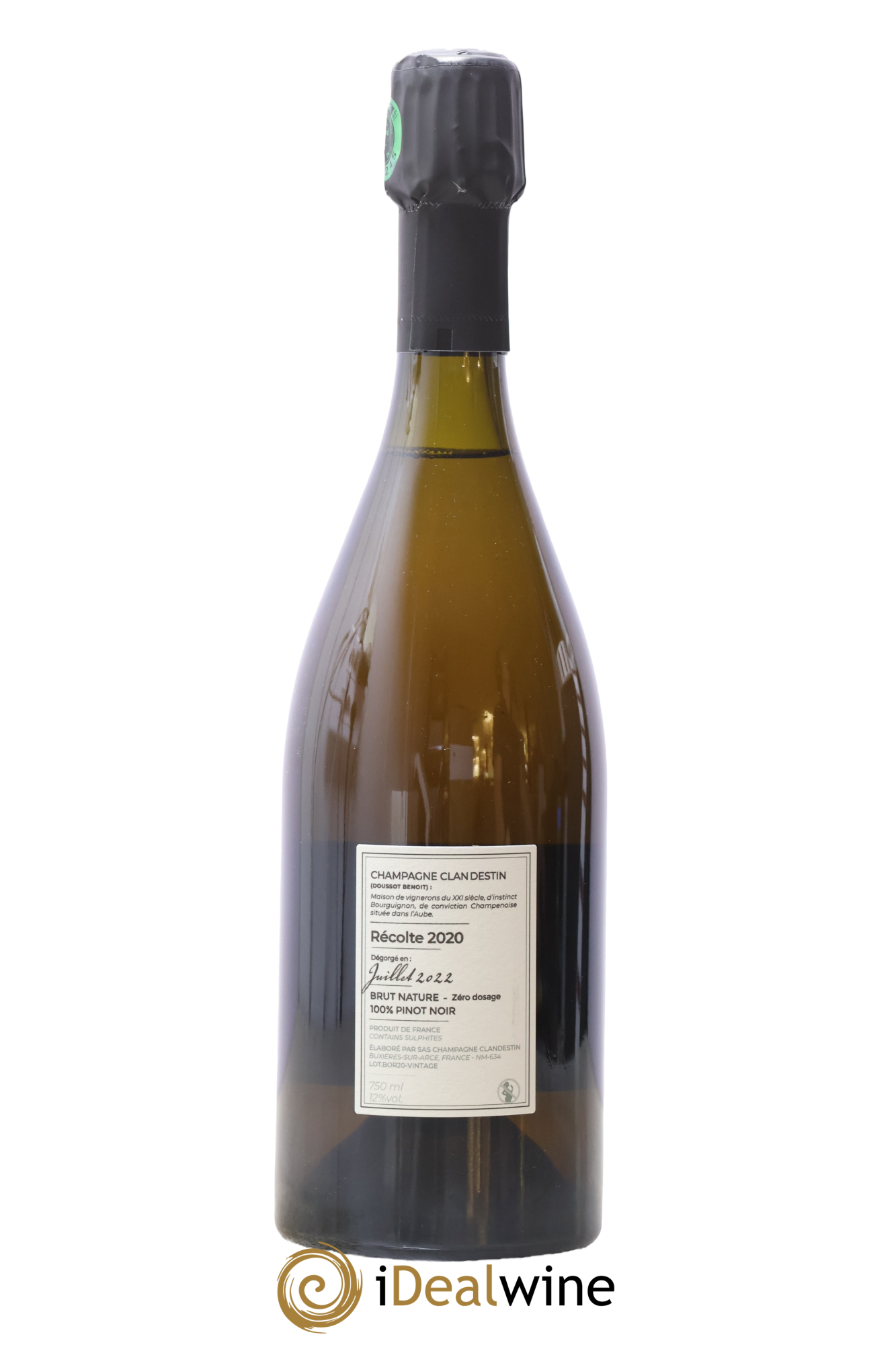 Boréal Brut Nature Clandestin 2020 - Lot de 1 bouteille - 1