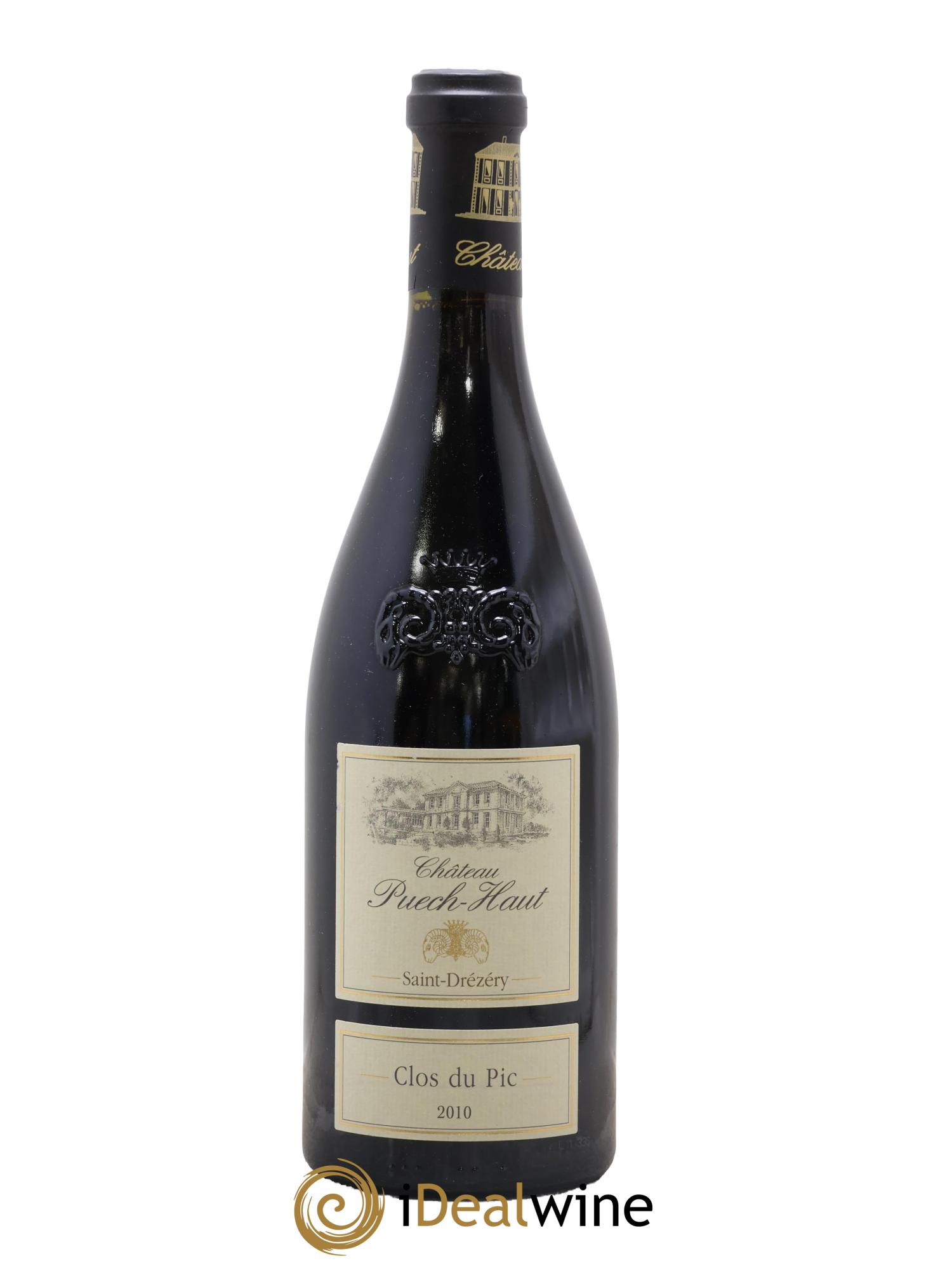 Pic Saint-Loup Château Puech-Haut Clos du Pic Gérard Bru 2010 - Lot de 1 bouteille - 0
