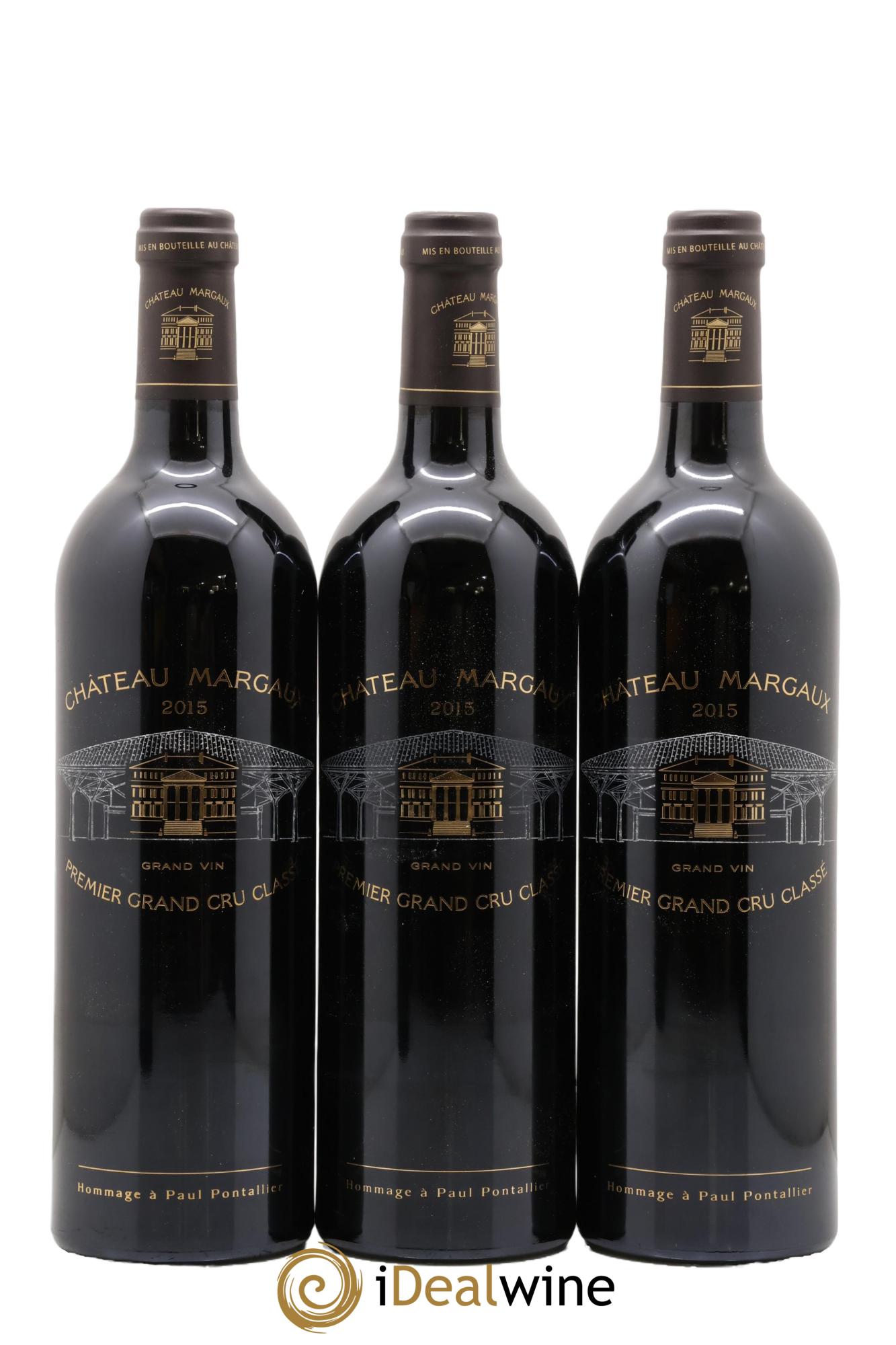 Château Margaux 1er Grand Cru Classé 2015 - Lot de 6 bouteilles - 3