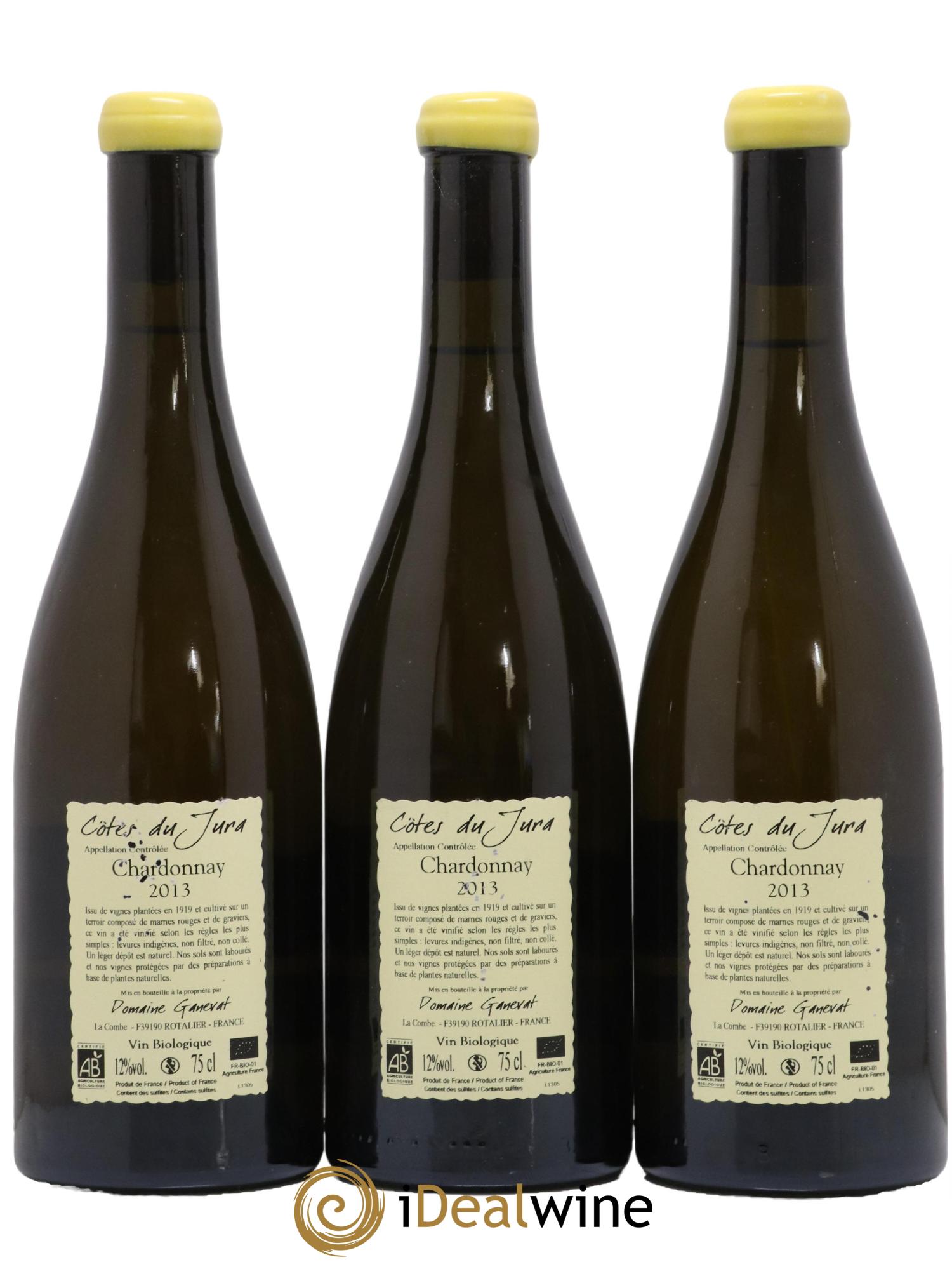 Côtes du Jura Les Grands Teppes Vieilles Vignes Jean-François Ganevat (Domaine) 2013 - Lot de 3 bouteilles - 1