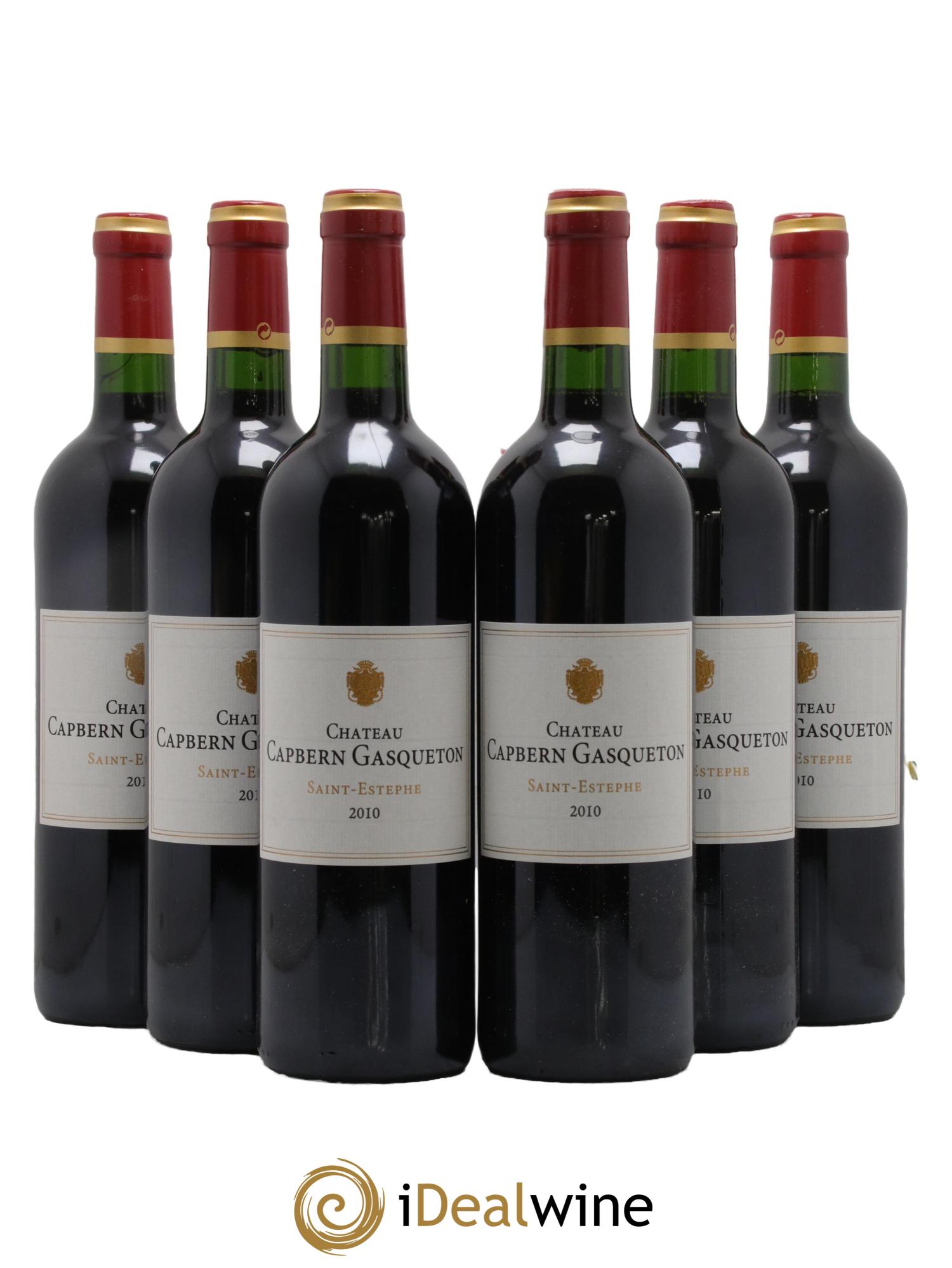 Château Capbern Gasqueton 2010 - Lot de 6 bouteilles - 0
