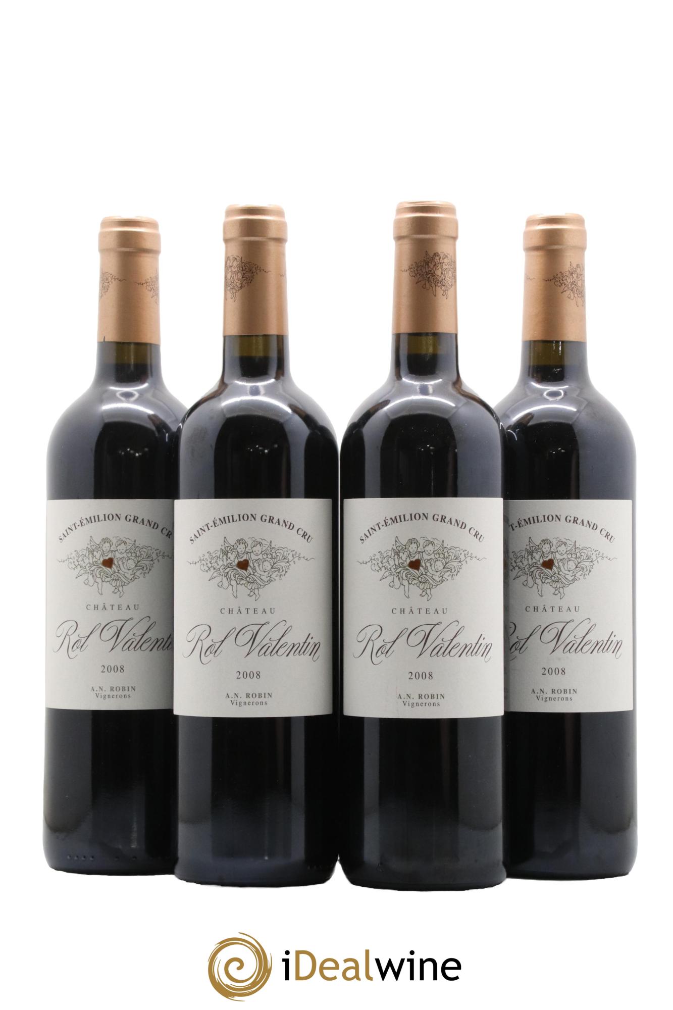 Château Rol Valentin Grand Cru Classé 2008 - Lot de 4 bouteilles - 0