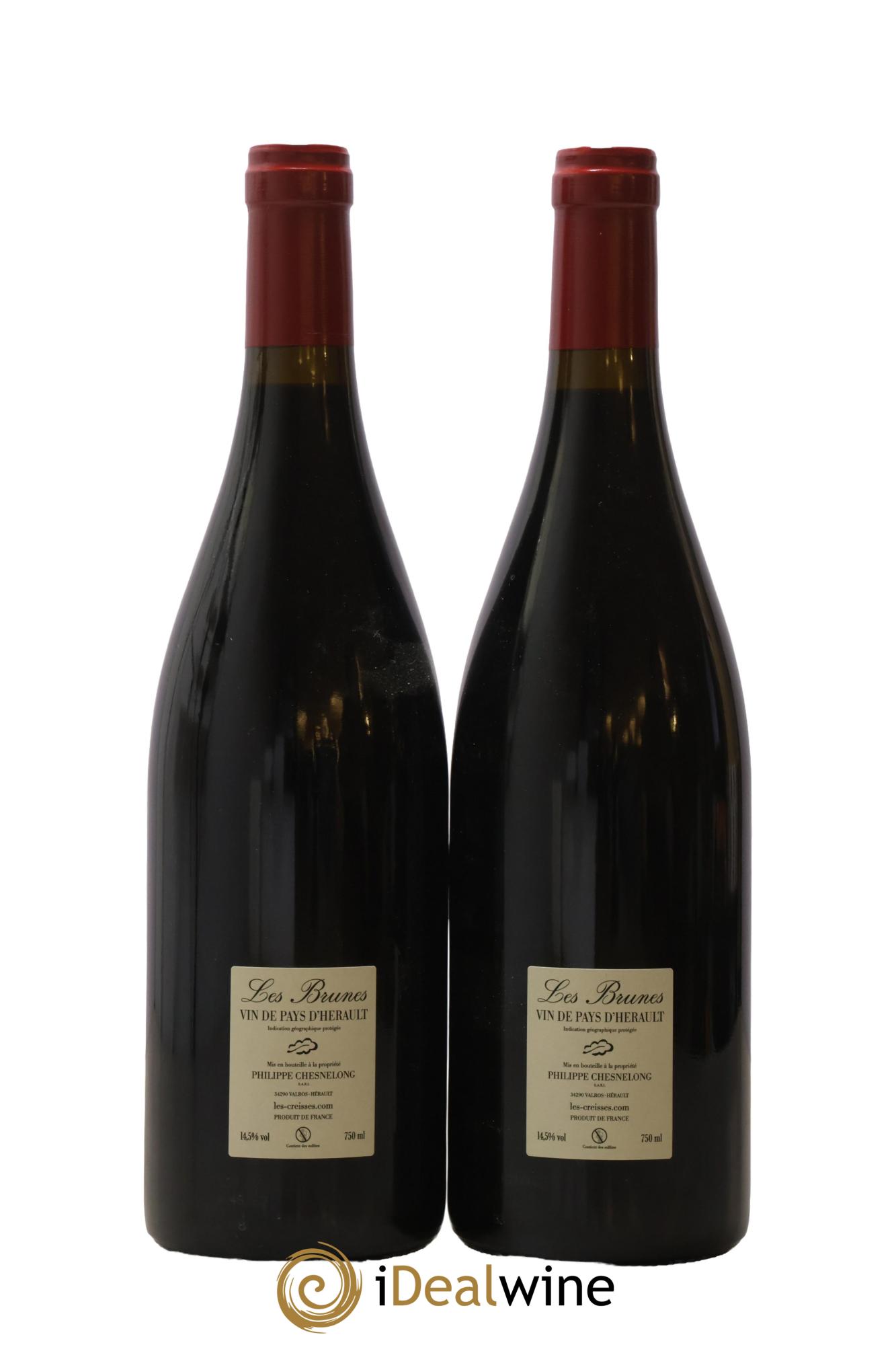 Vin de France Les Brunes Les Creisses (Domaine) 2019 - Lot de 2 bouteilles - 1