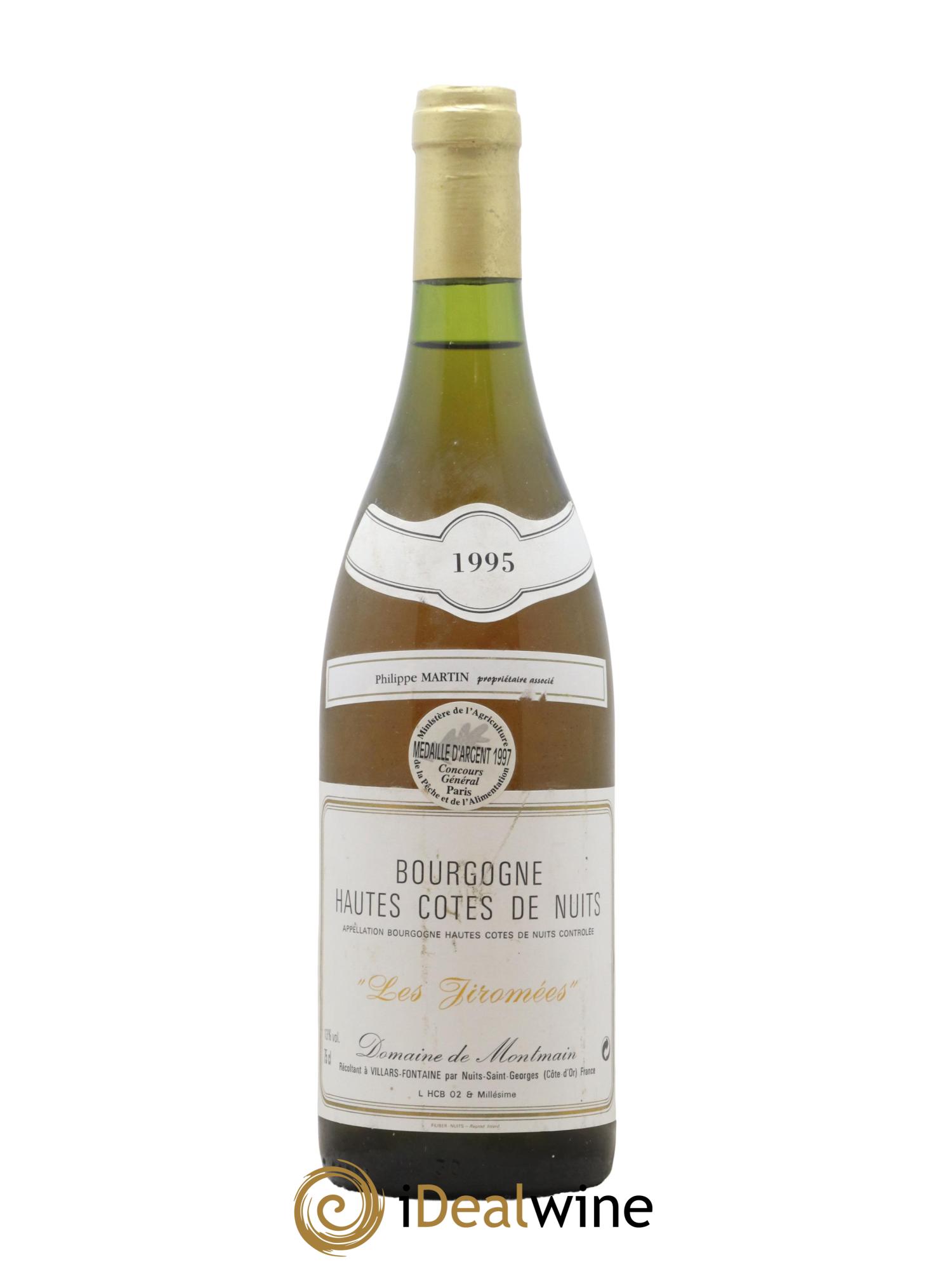 Hautes-Côtes de Nuits Les Jiromees Domaine de Montmain 1995 - Lot de 1 bouteille - 0