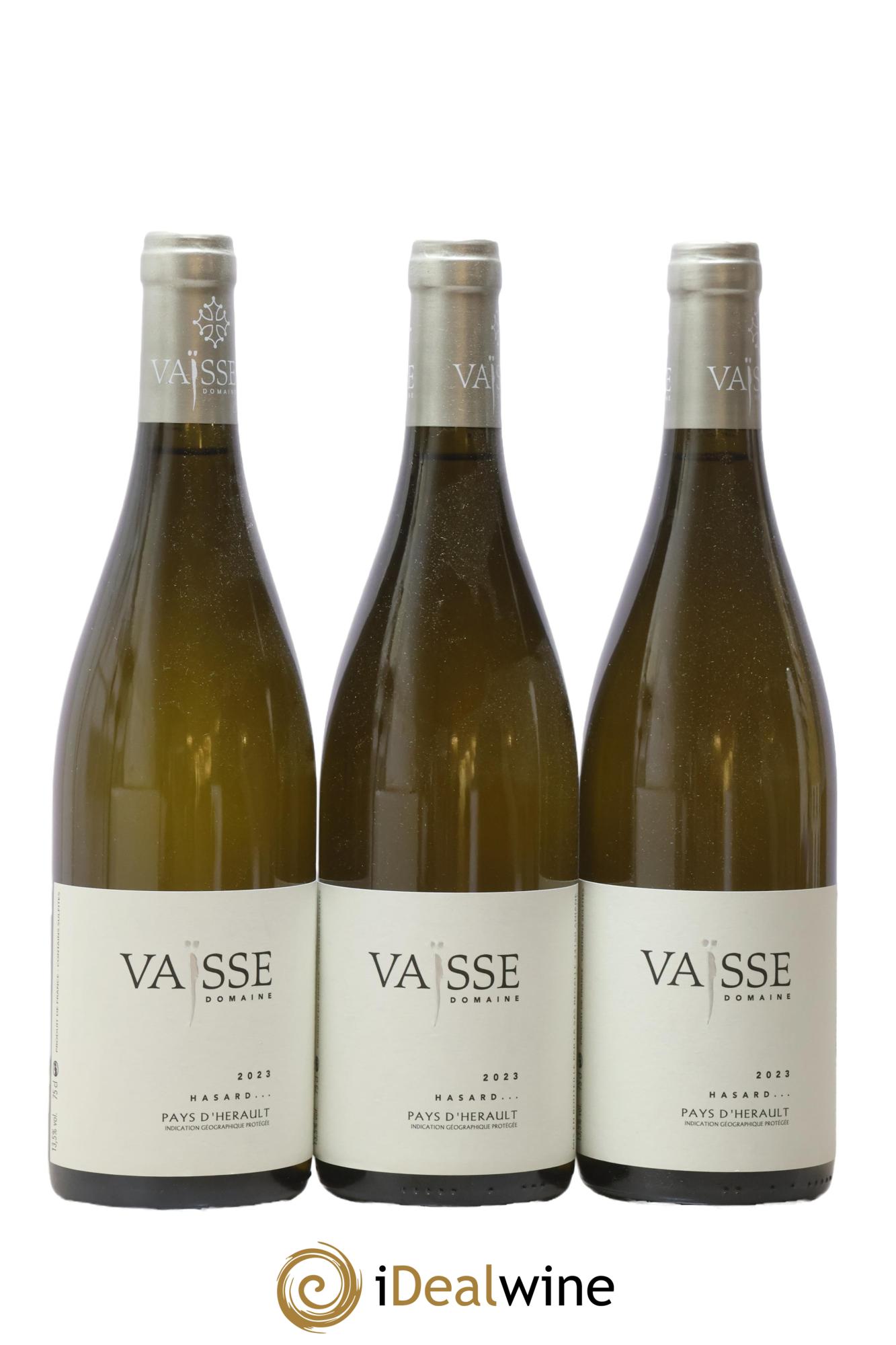 IGP Pays de l'Hérault Hasard Vaisse (Domaine) 2023 - Lot of 3 bottles - 0