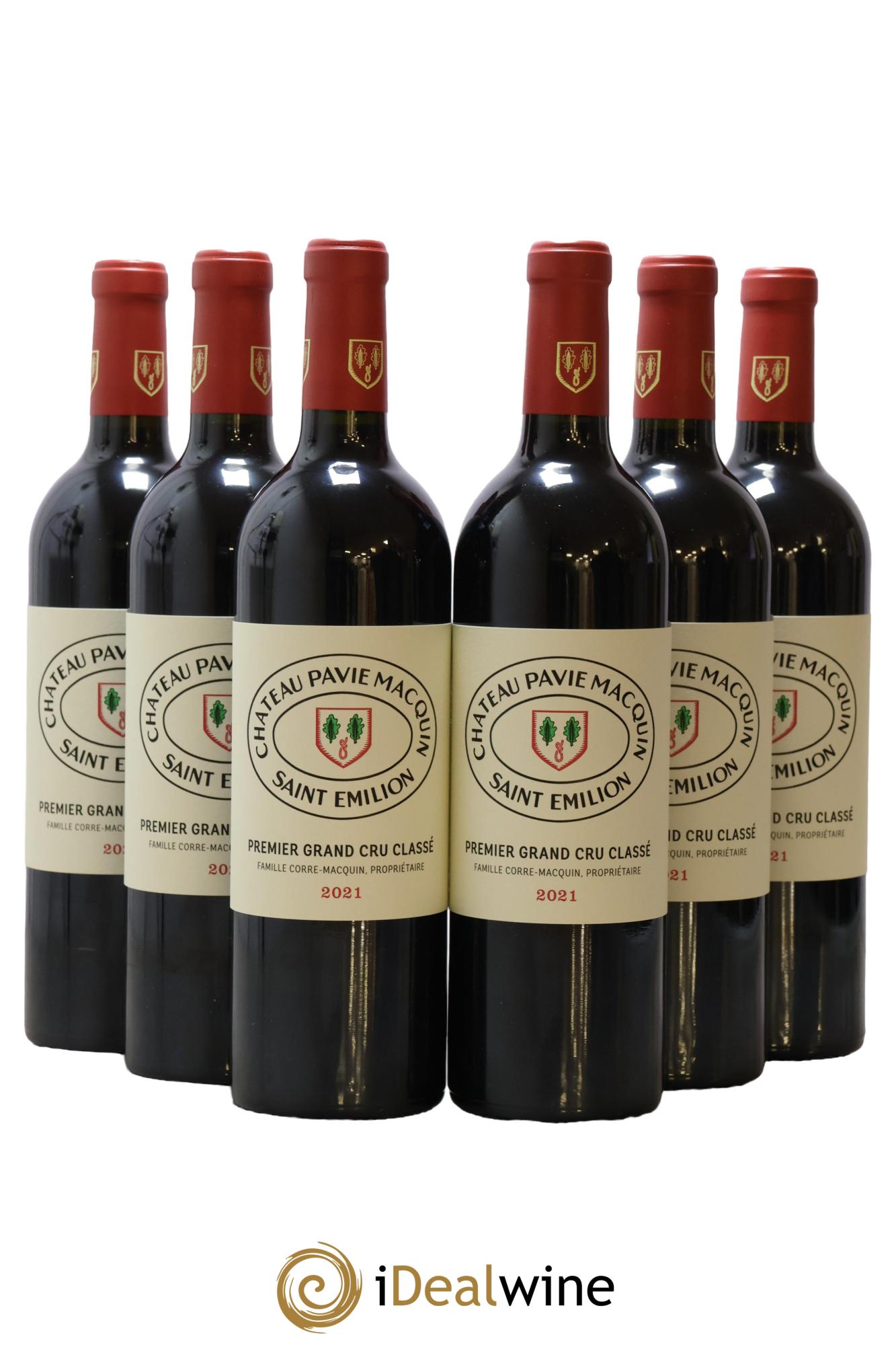 Château Pavie Macquin 1er Grand Cru Classé B  2021 - Lotto di 6 bottiglie - 0