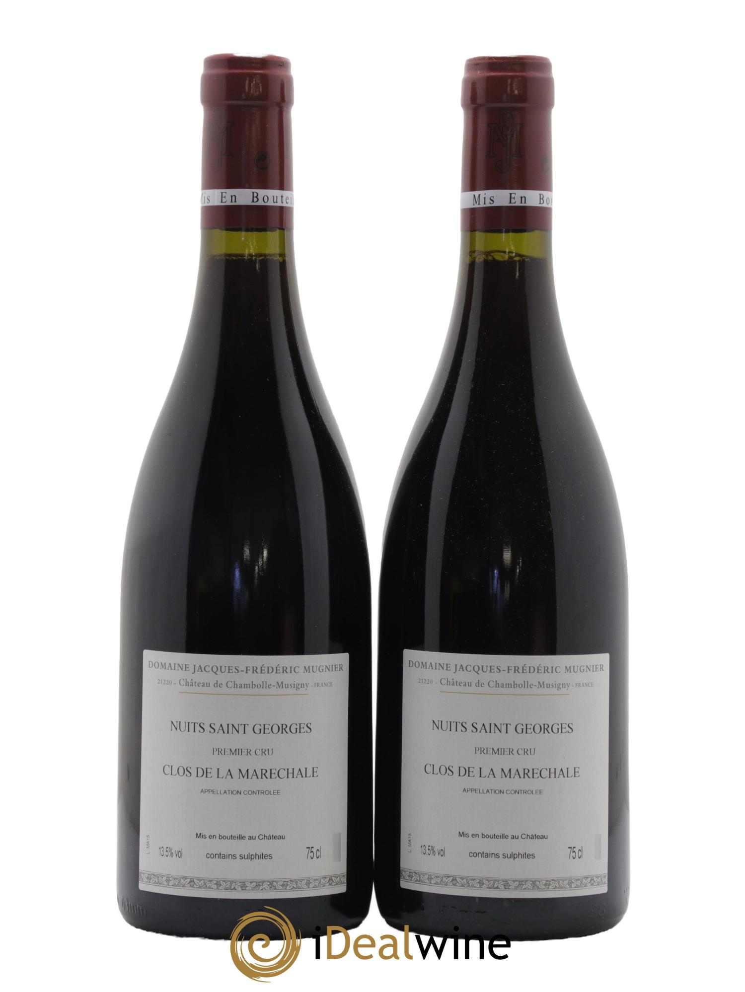 Nuits-Saint-Georges 1er Cru Clos de La Maréchale Jacques-Frédéric Mugnier 2015 - Posten von 2 Flaschen - 1