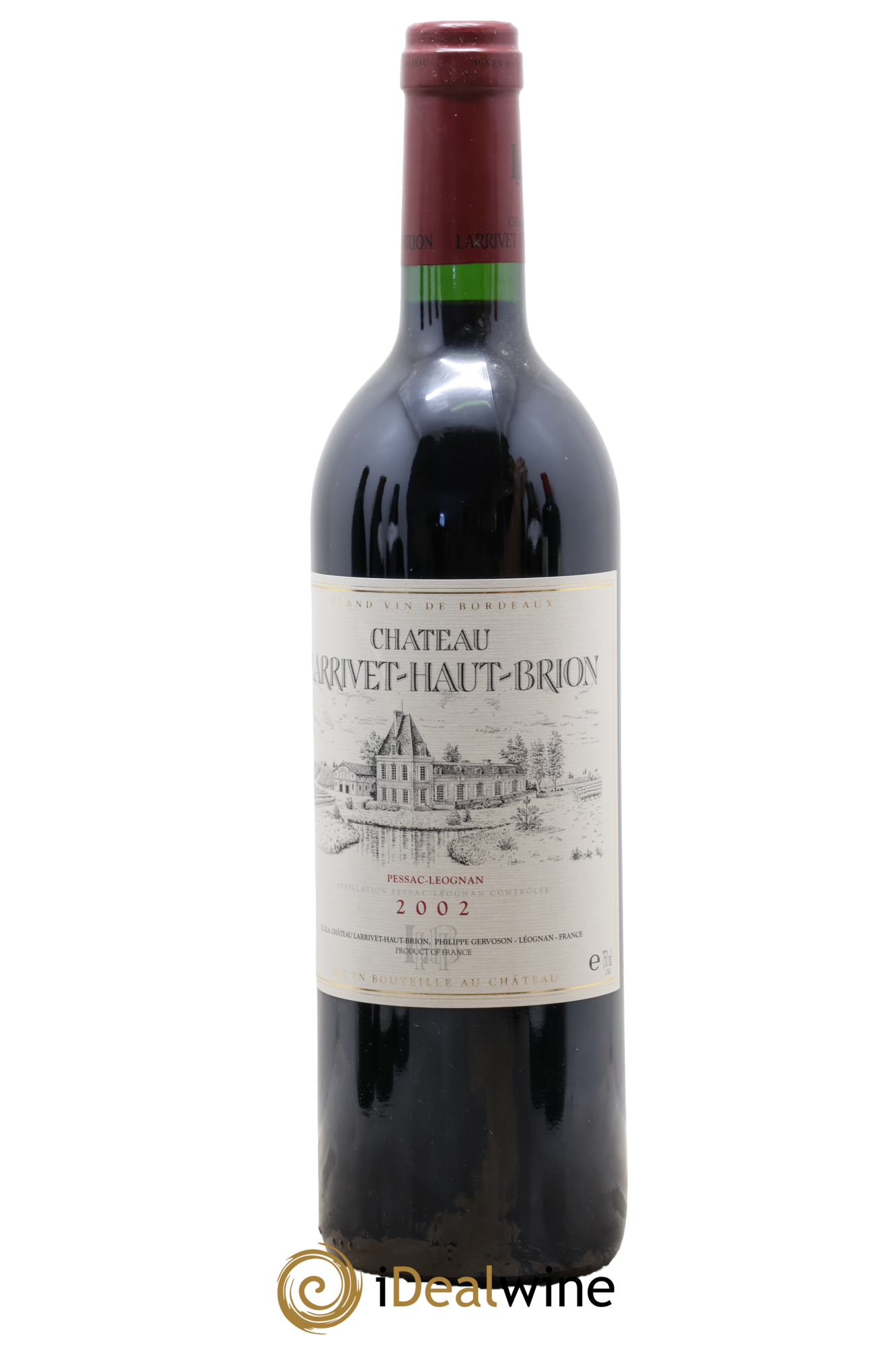 Château Larrivet Haut-Brion 2002 - Lot de 1 bouteille - 0